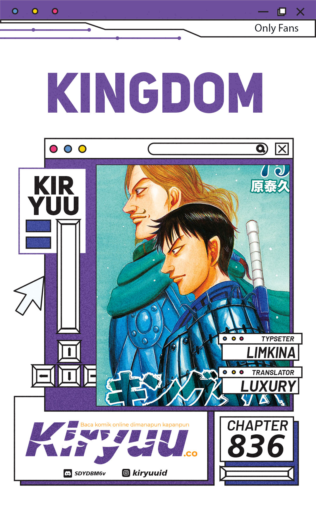 Kingdom Chapter 836 - halaman 1
