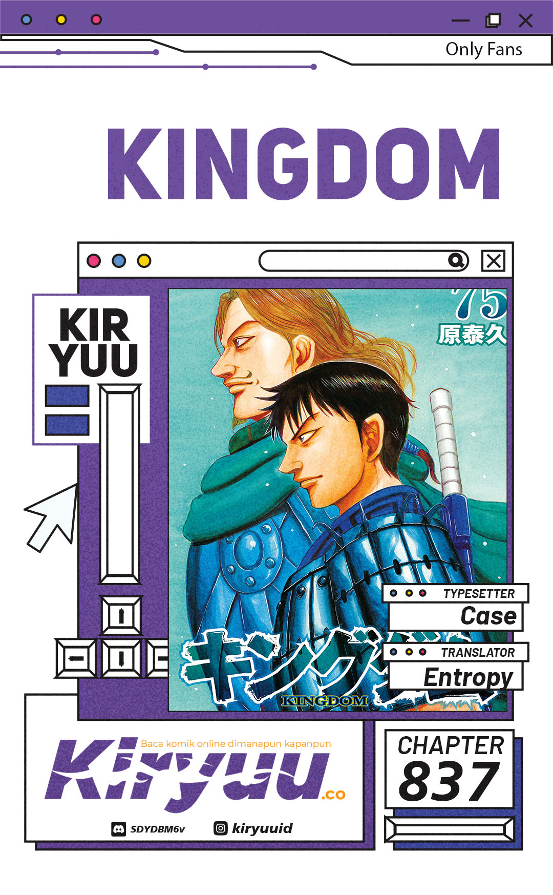 Kingdom Chapter 837 - halaman 1