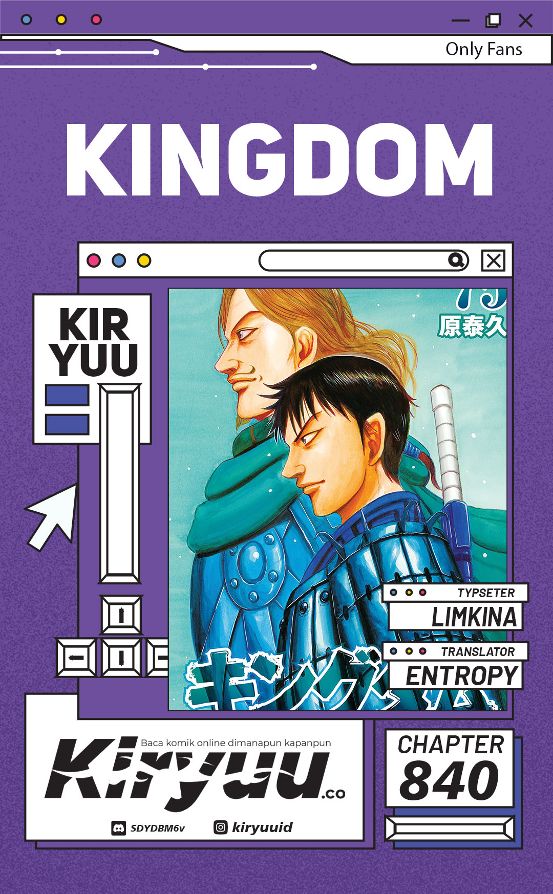 Kingdom Chapter 840 - halaman 1