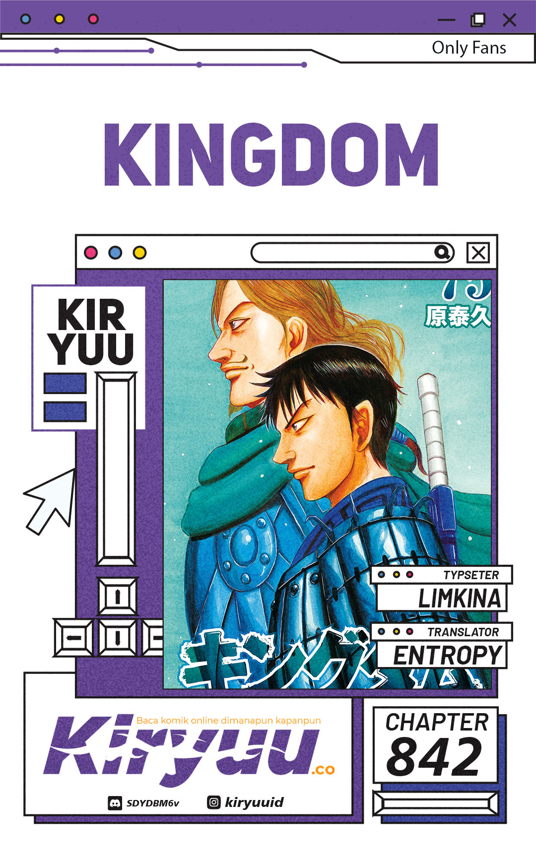 Kingdom Chapter 842 - halaman 1