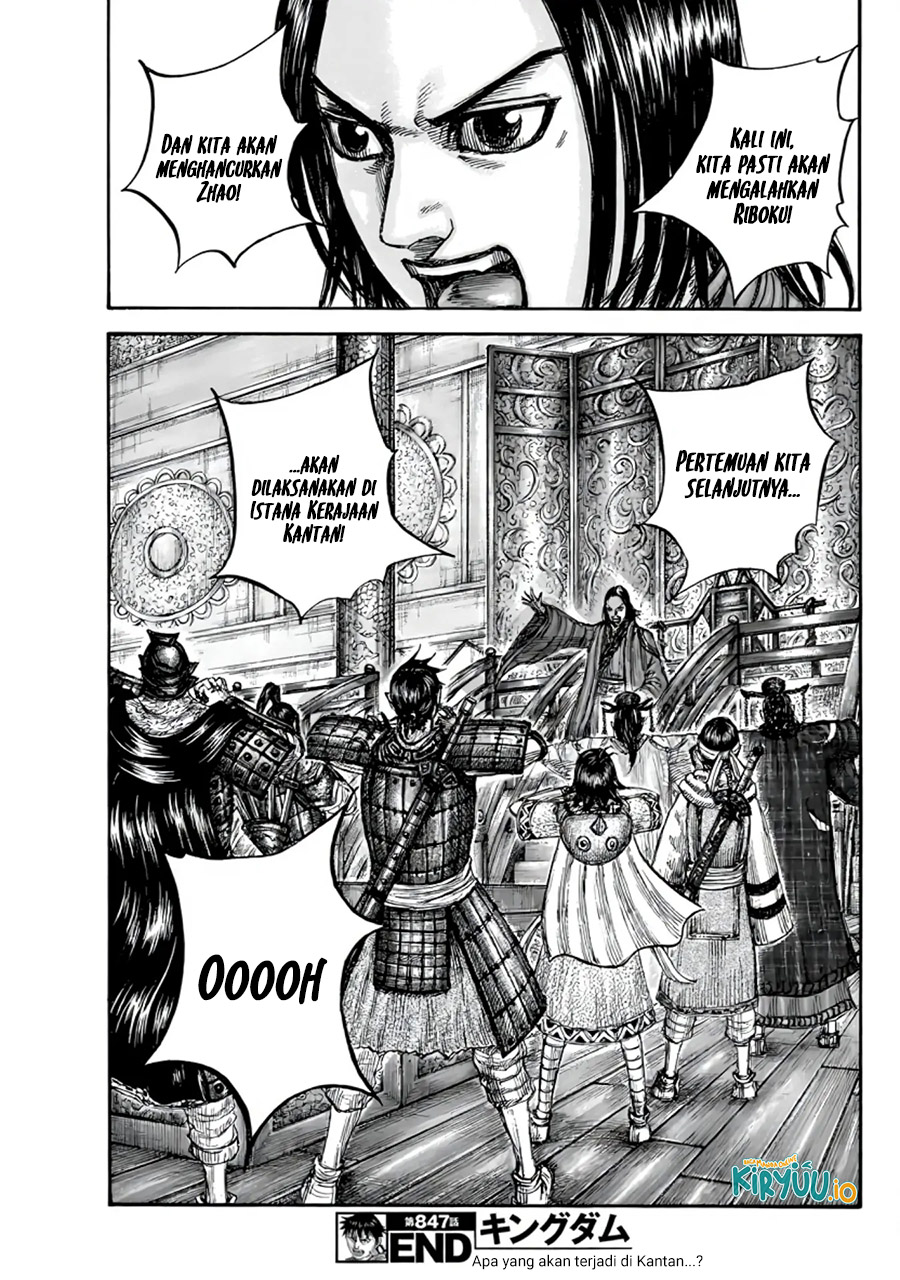 Kingdom Chapter 847 - halaman 20