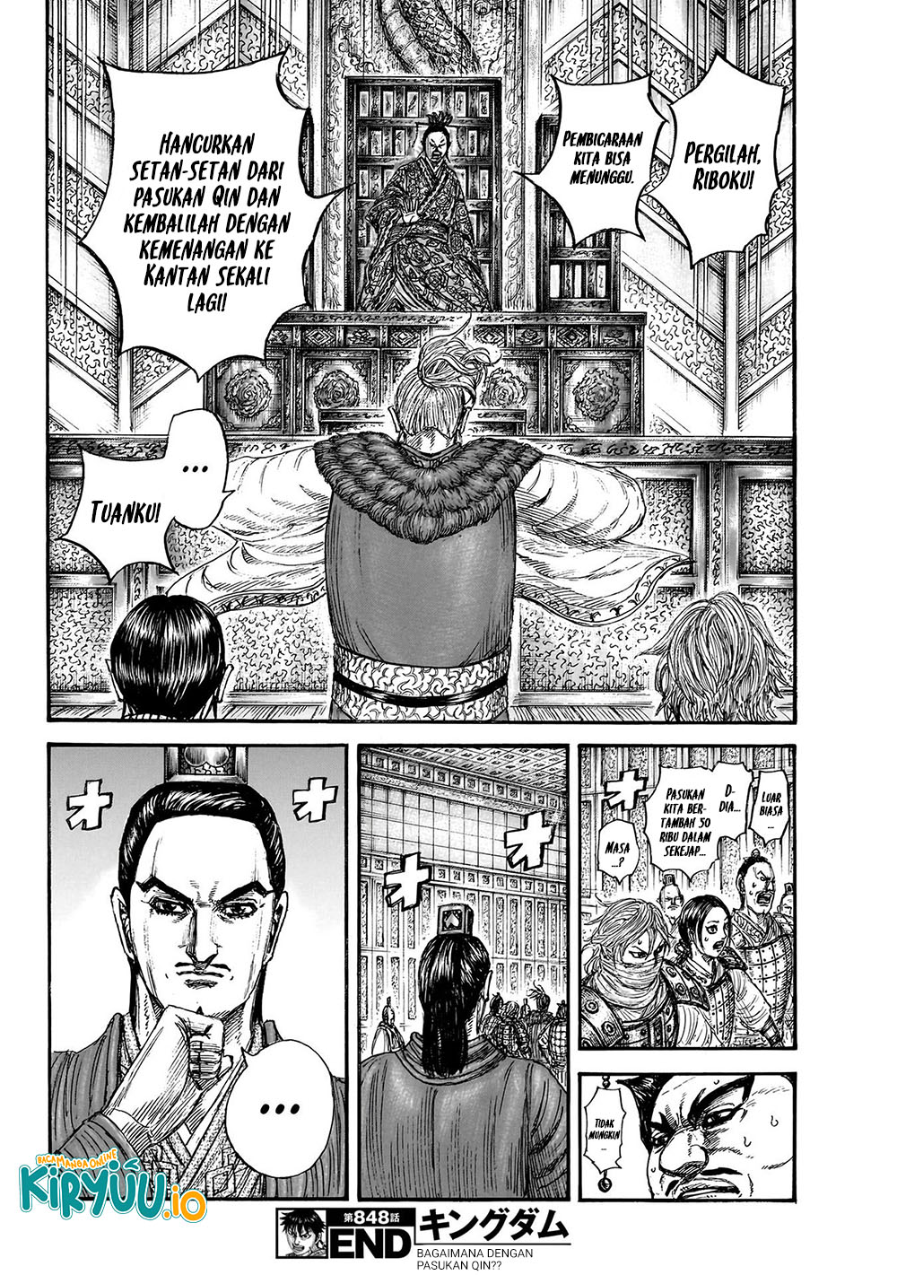 Kingdom Chapter 848 - halaman 21