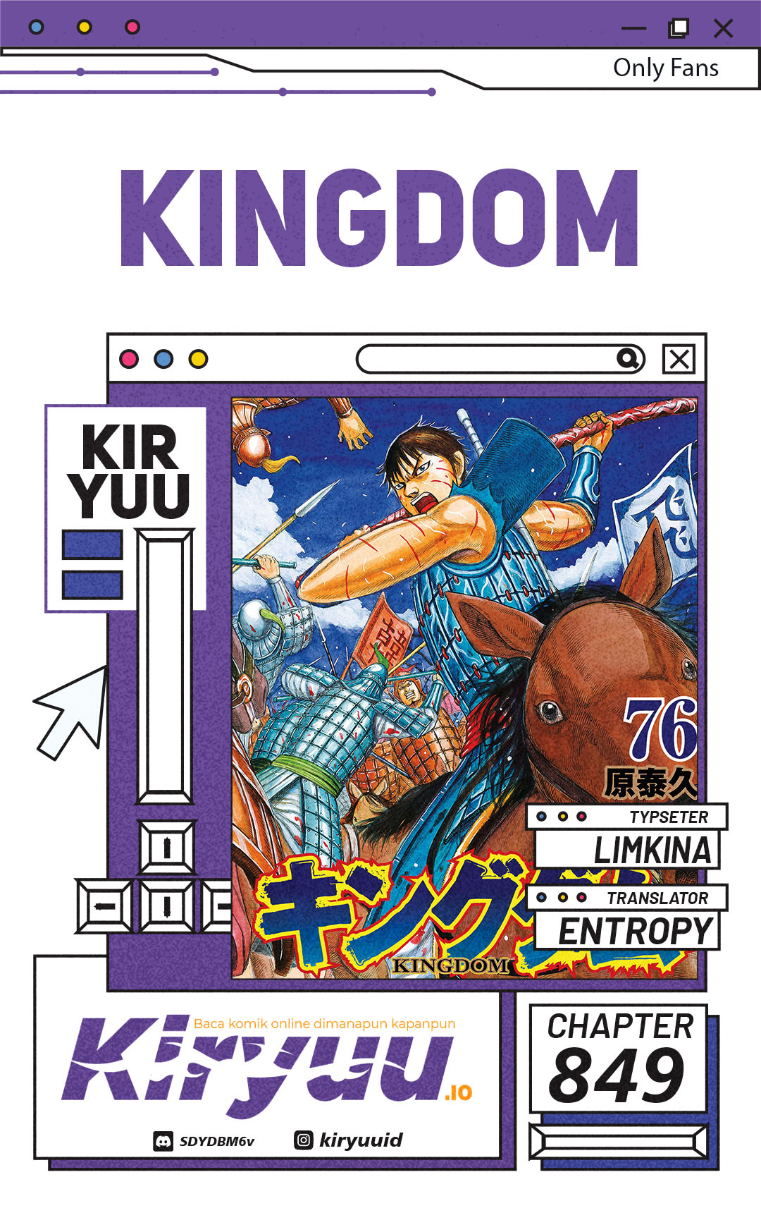 Kingdom Chapter 849 - halaman 1