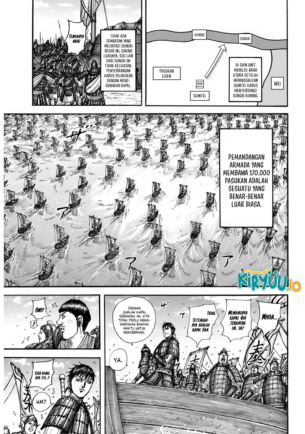 Kingdom Chapter 850 - halaman 10