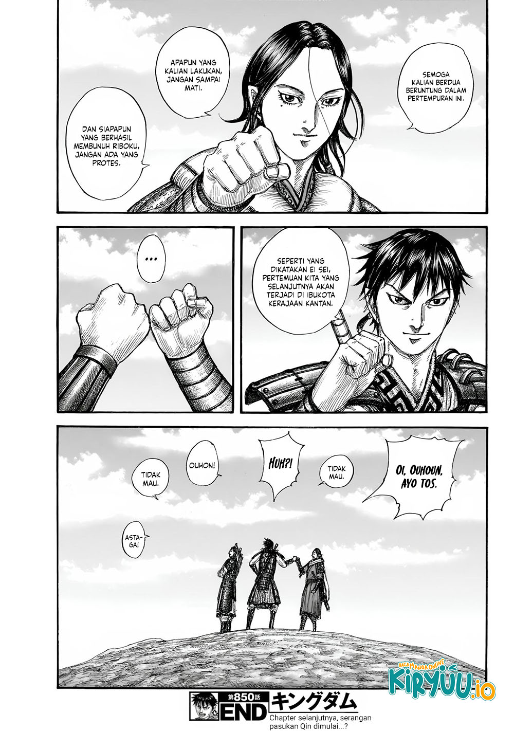 Kingdom Chapter 850 - halaman 19