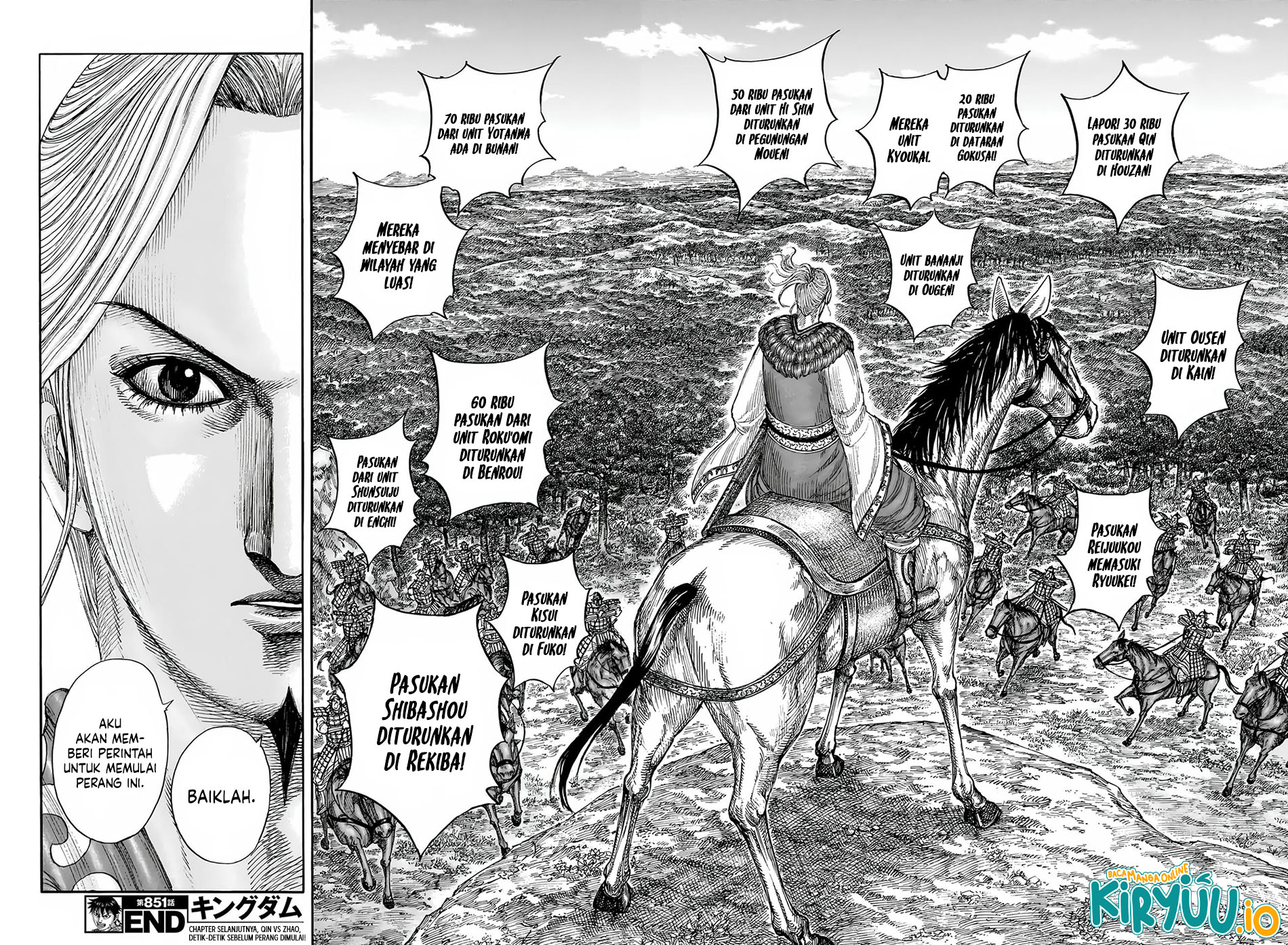 Kingdom Chapter 851 - halaman 18