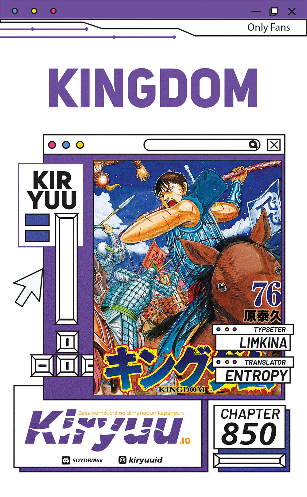 Kingdom Chapter 853 - halaman 1