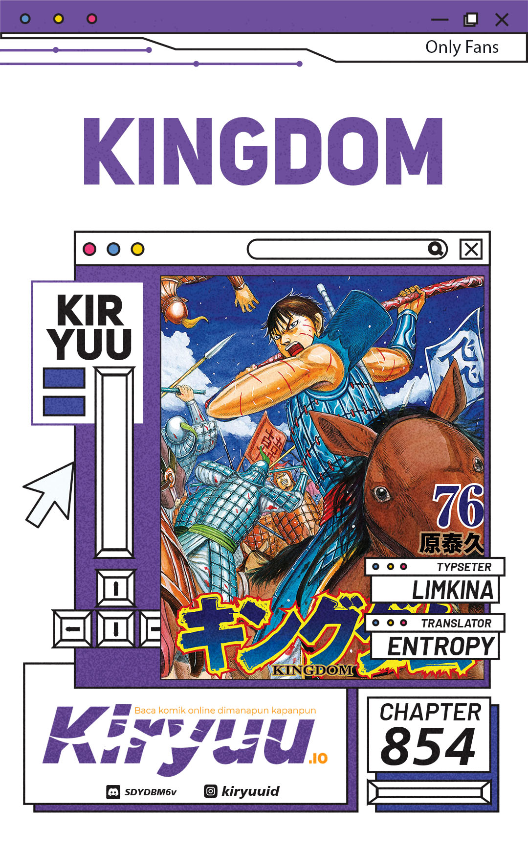 Kingdom Chapter 854 - halaman 1