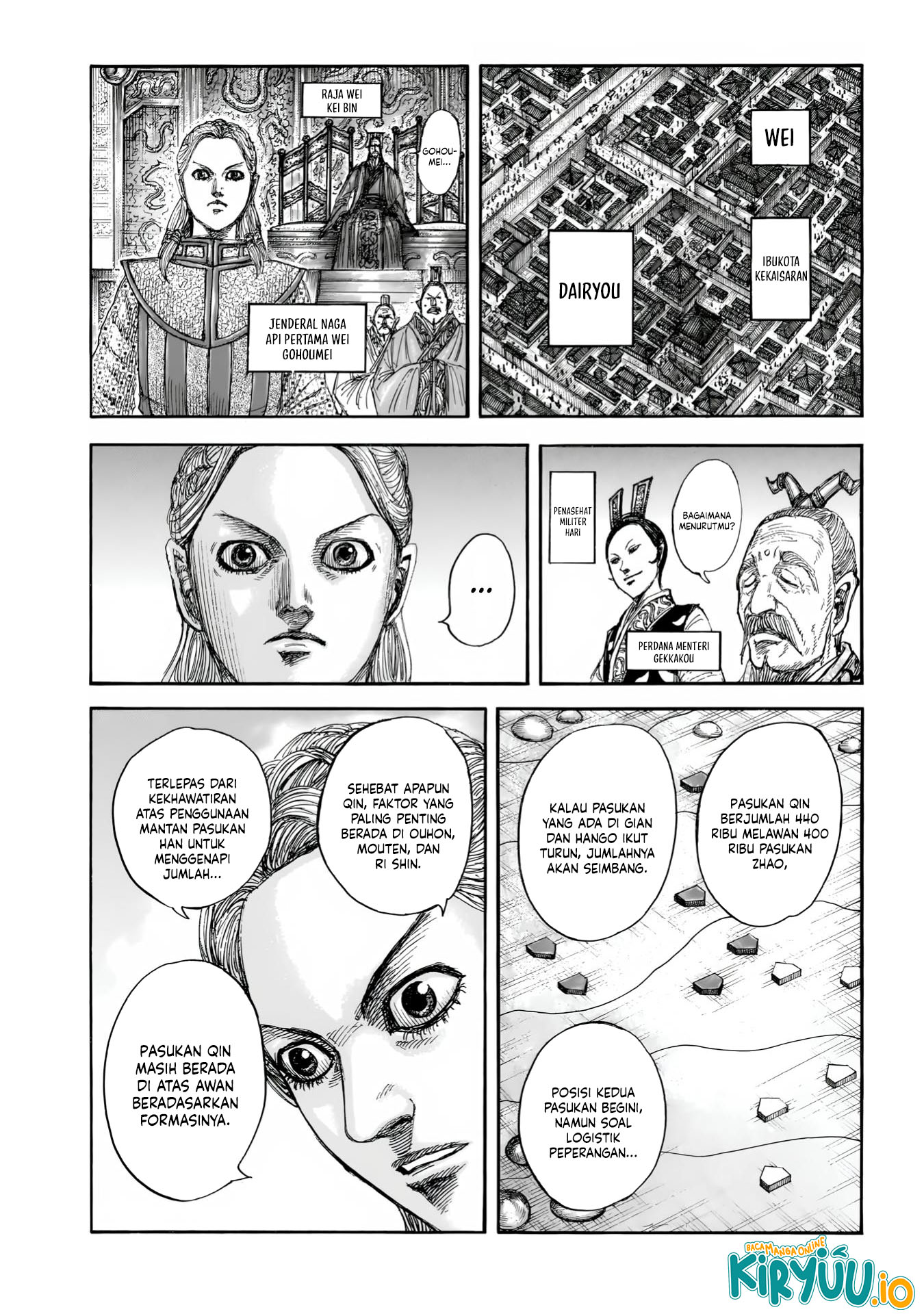 Kingdom Chapter 854 - halaman 16