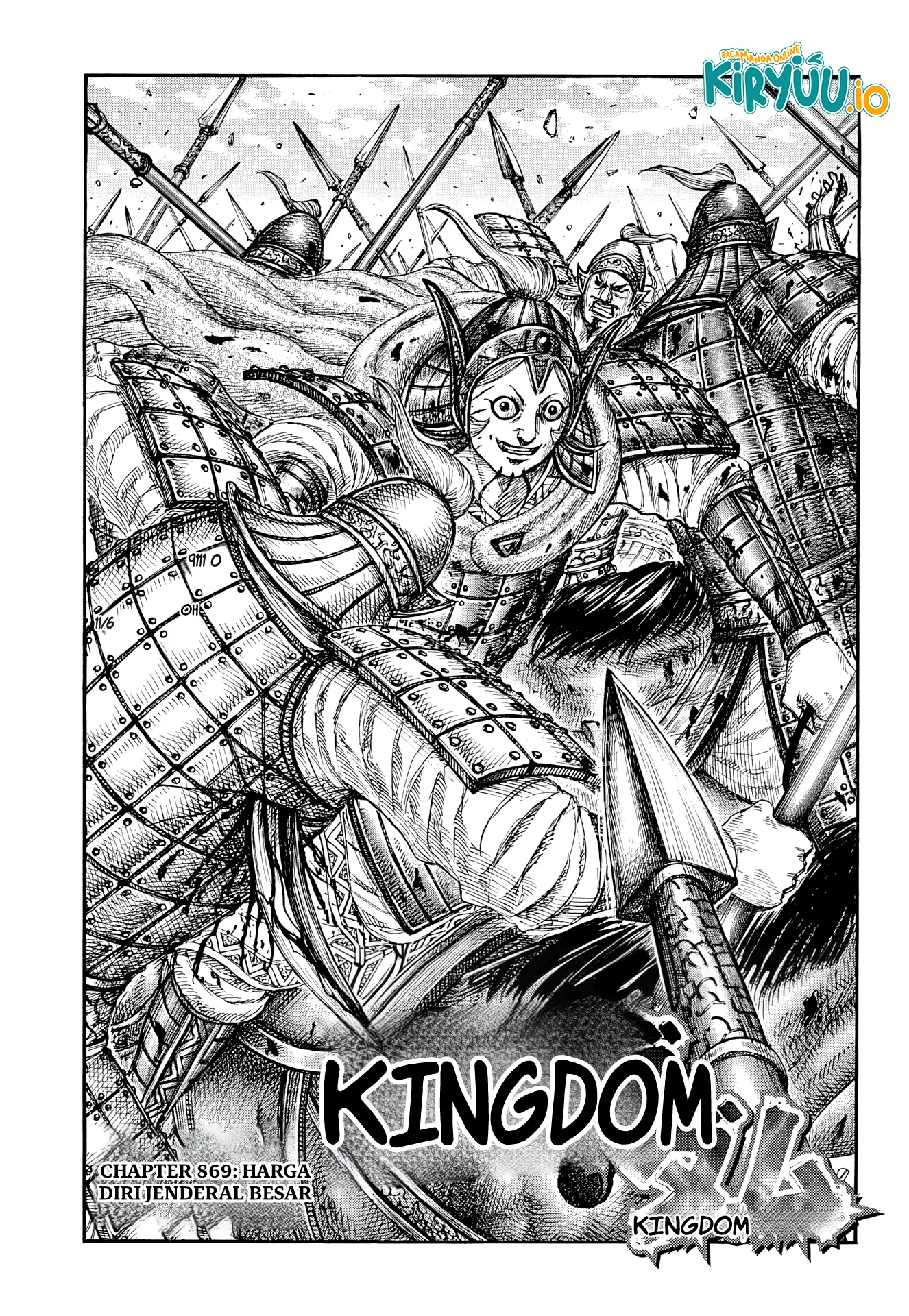 Kingdom Chapter 869 - halaman 2