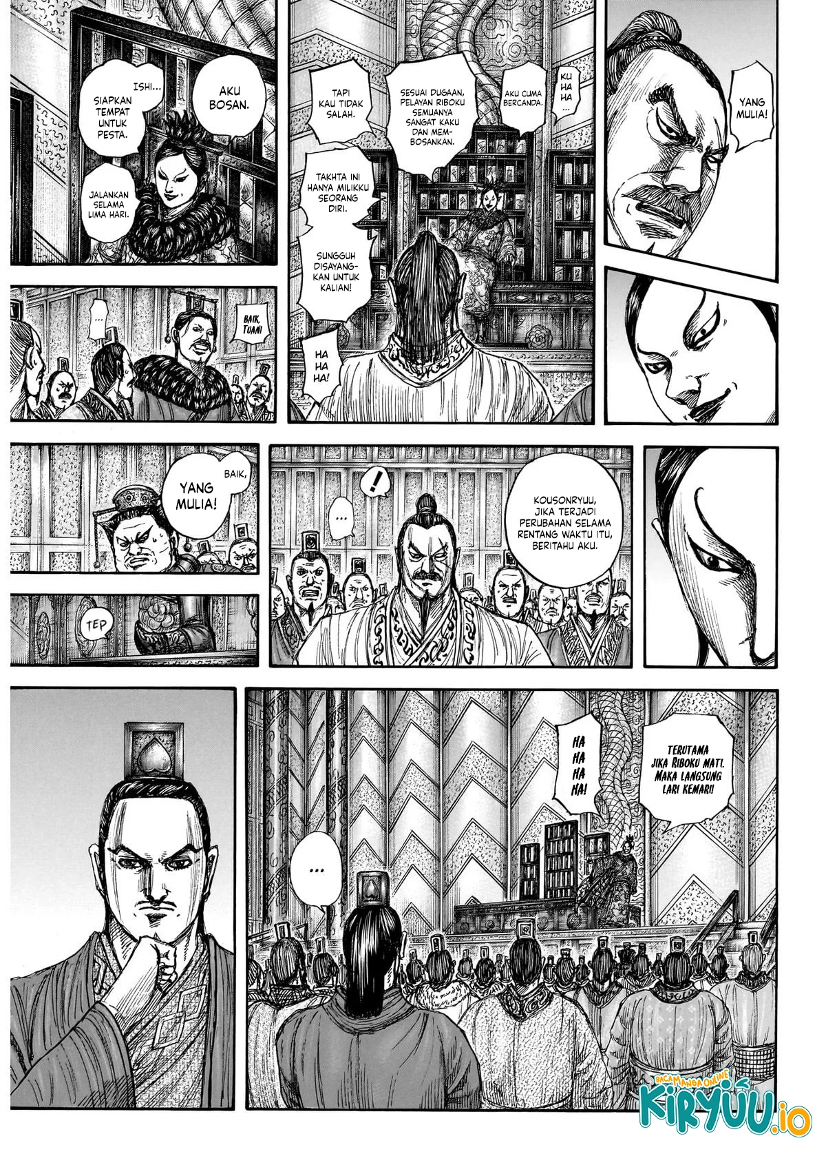 Kingdom Chapter 870 - halaman 8