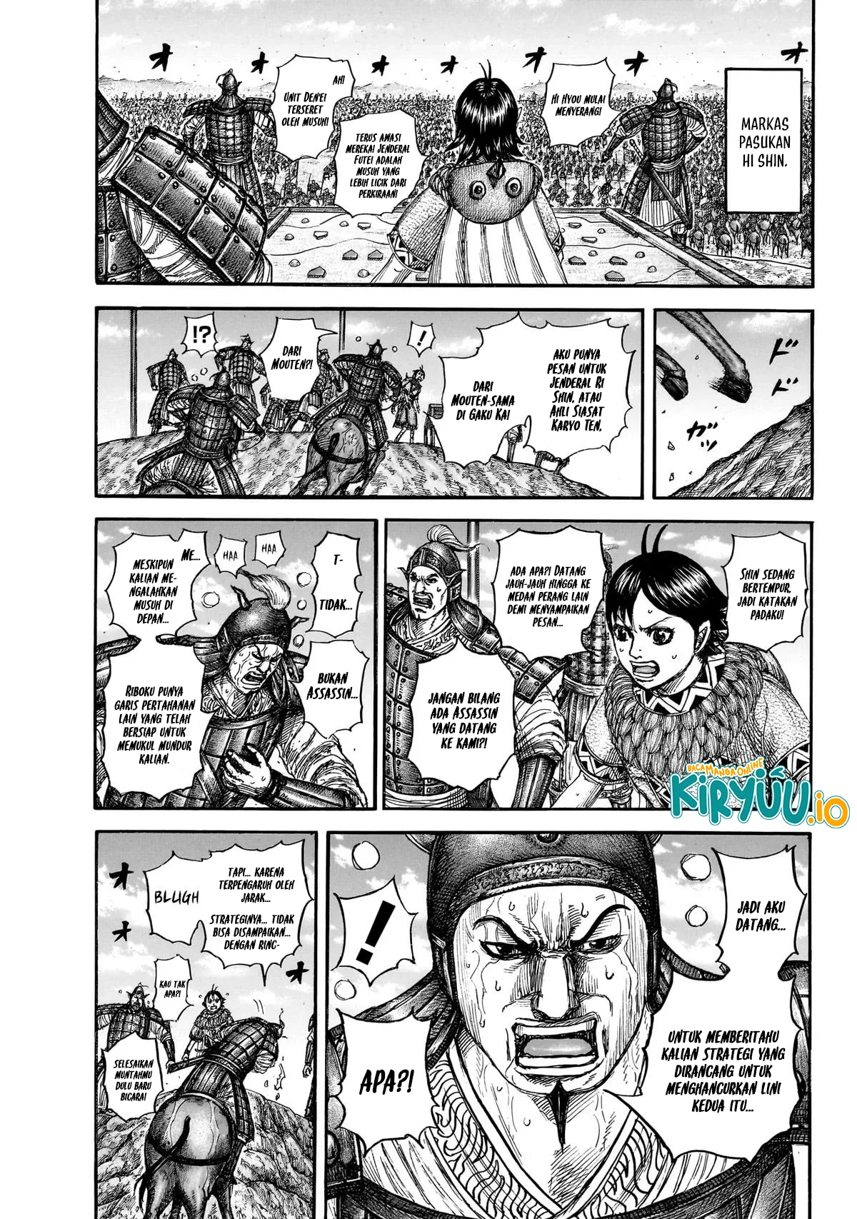 Kingdom Chapter 870 - halaman 18