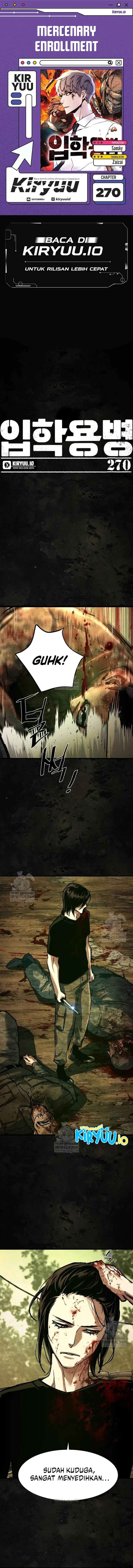 Mercenary Enrollment Chapter 270 - halaman 1