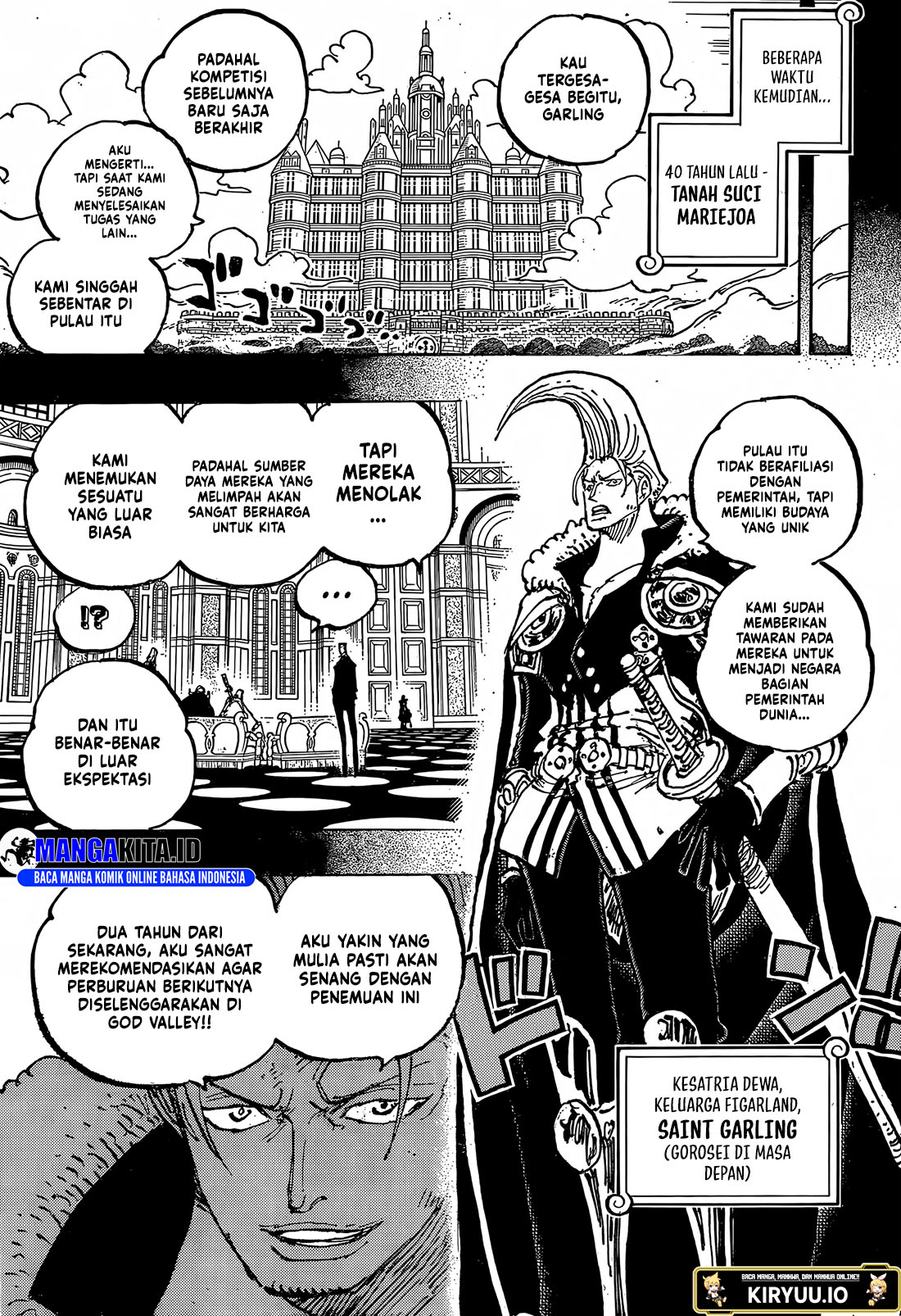 One Piece Chapter 1158 - halaman 6