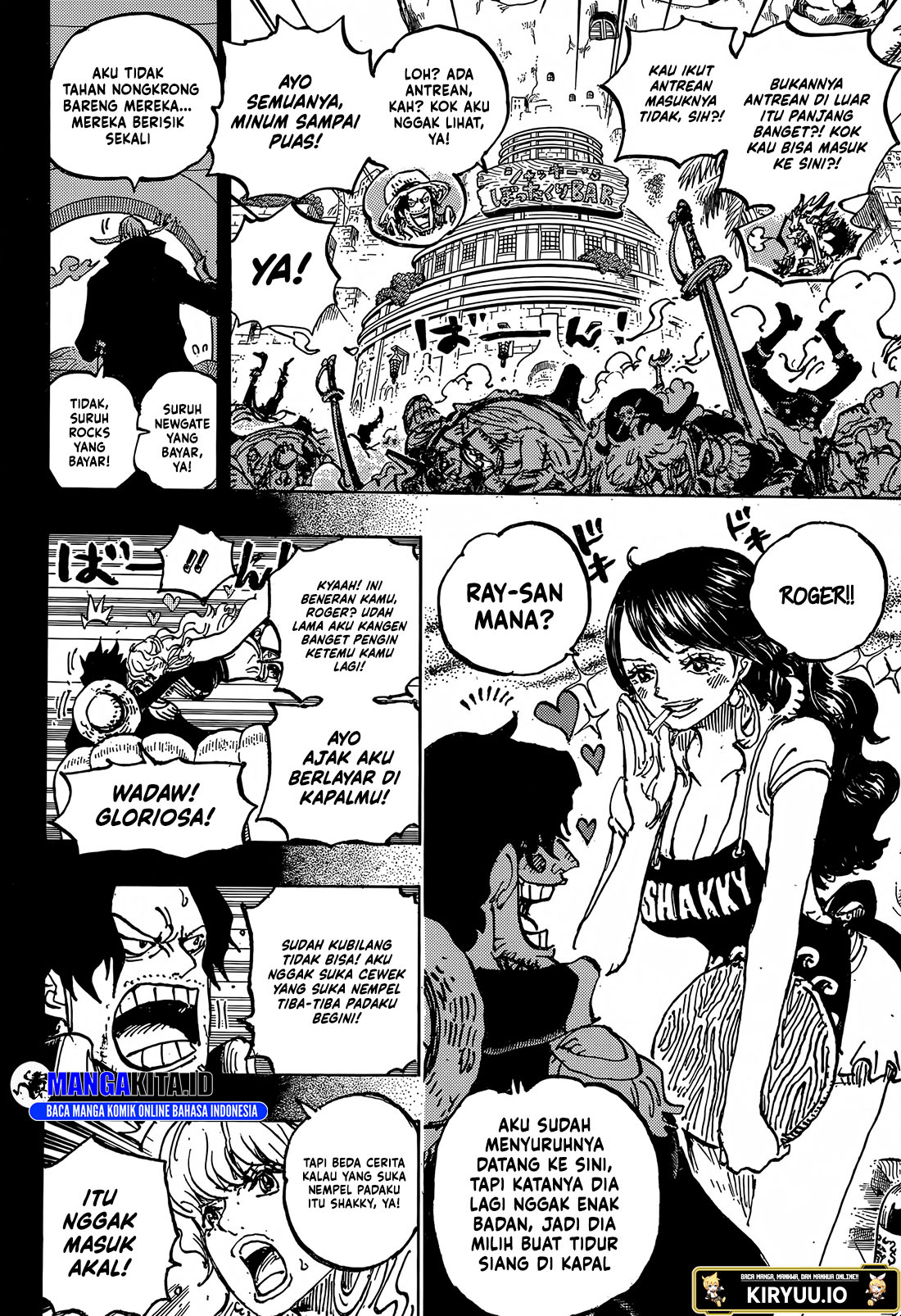 One Piece Chapter 1158 - halaman 8