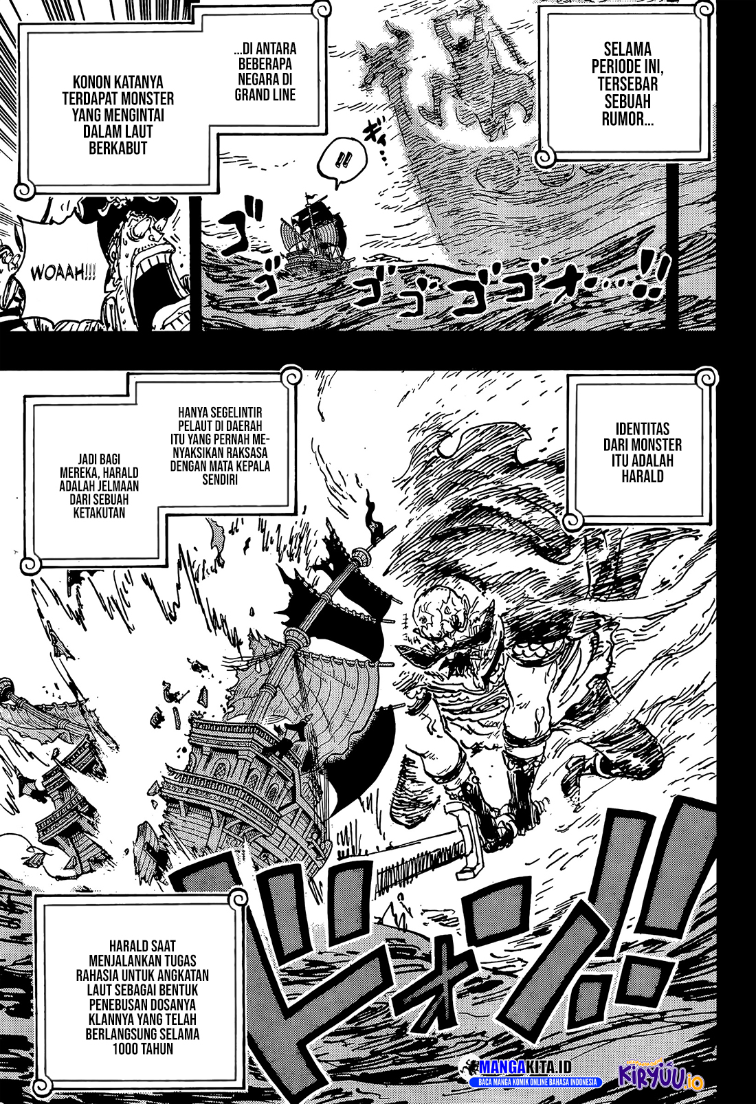 One Piece Chapter 1167 - halaman 4