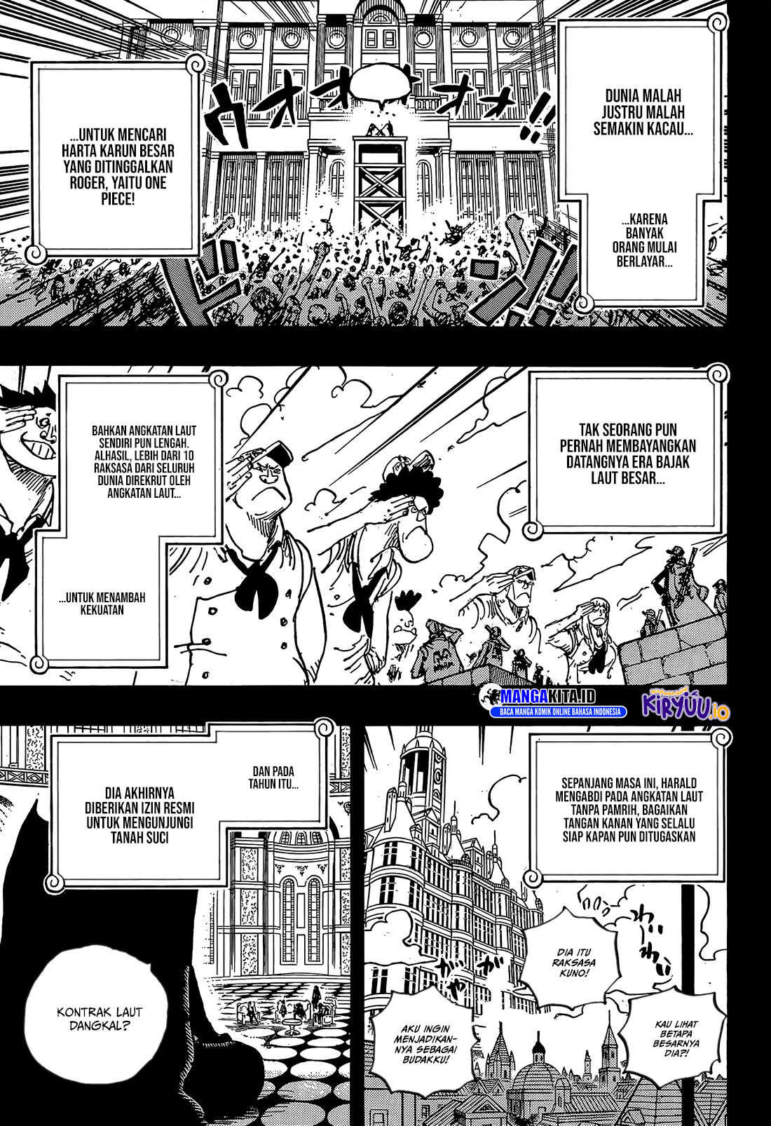One Piece Chapter 1167 - halaman 6