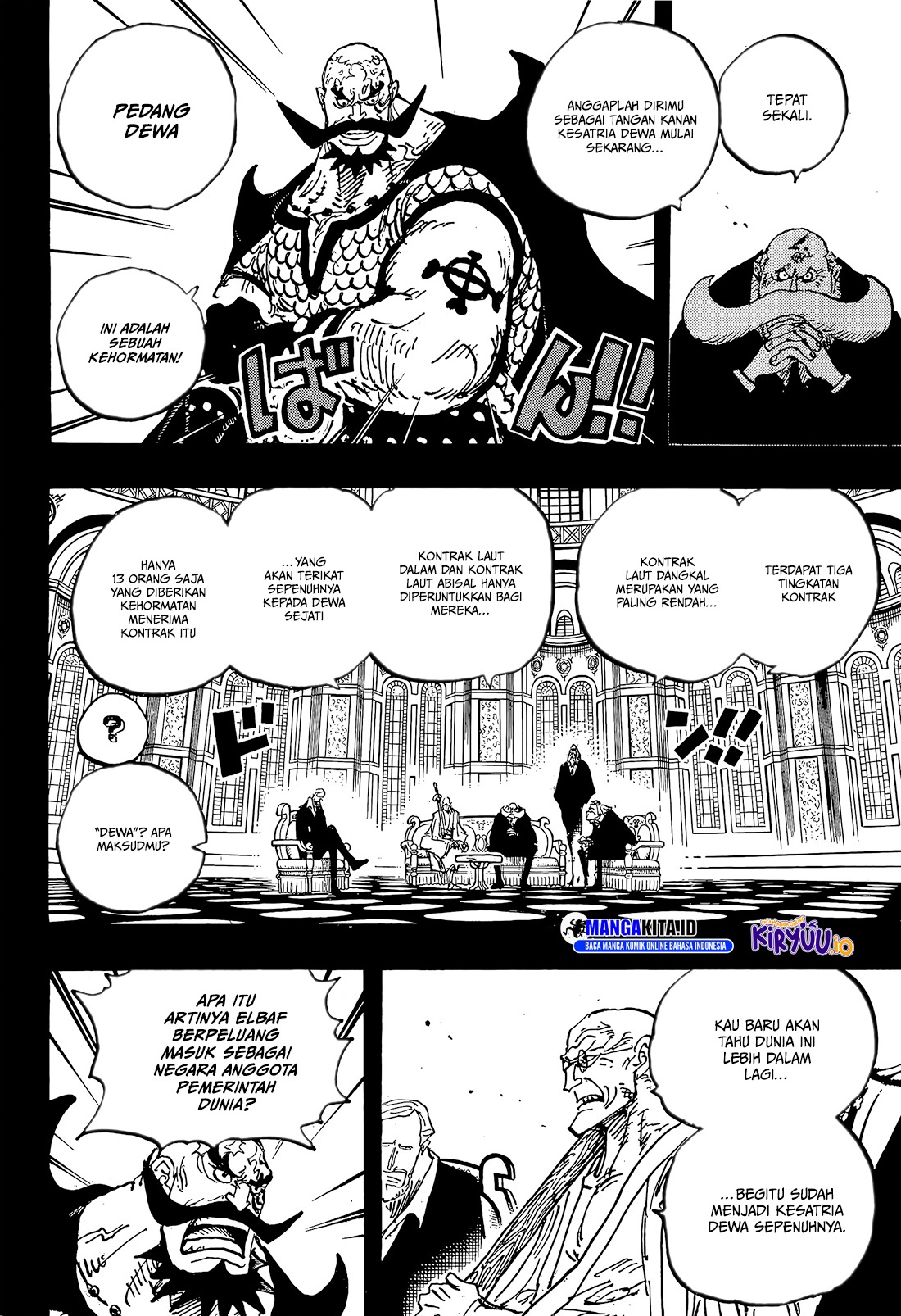 One Piece Chapter 1167 - halaman 7