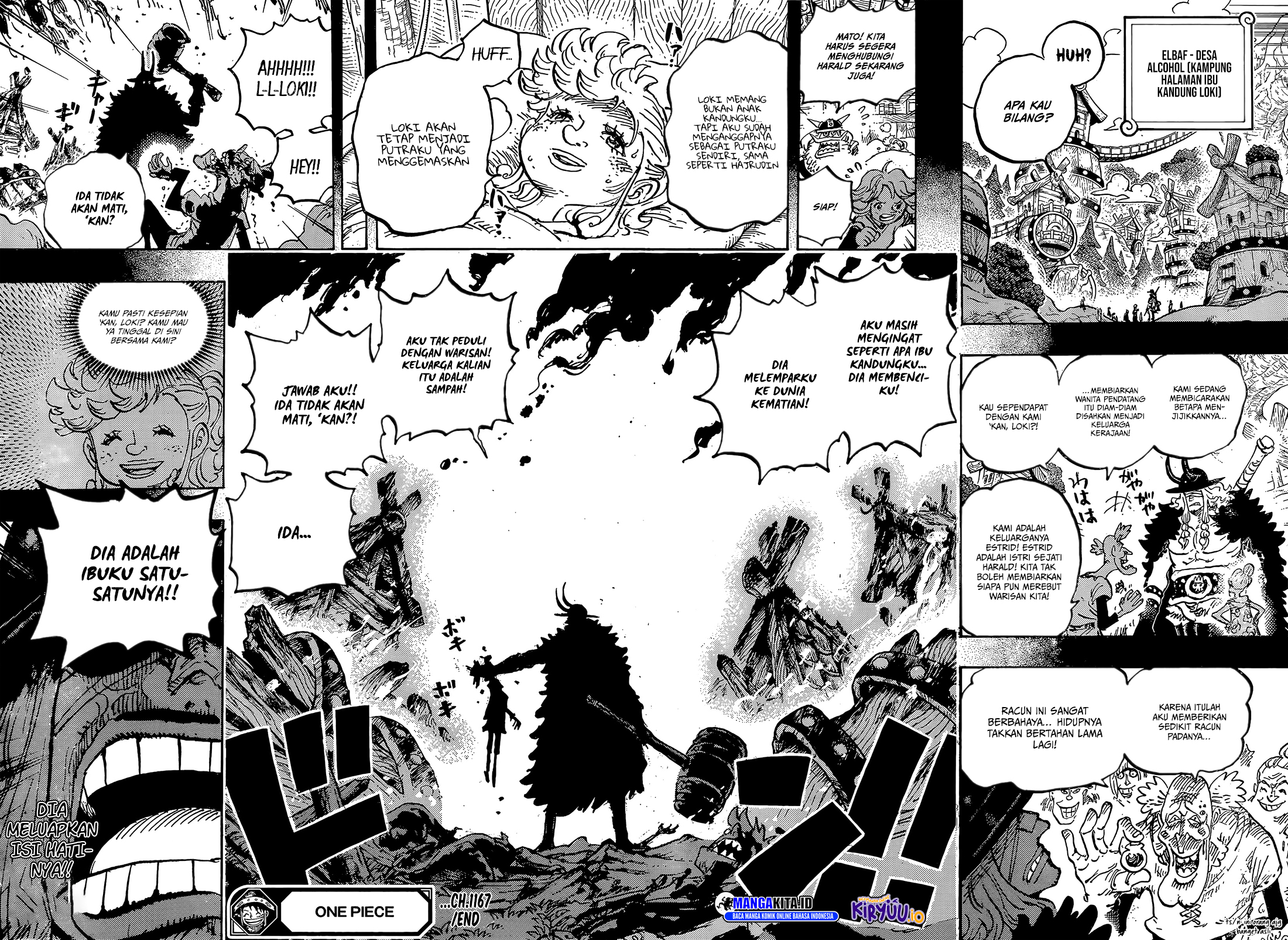One Piece Chapter 1167 - halaman 17