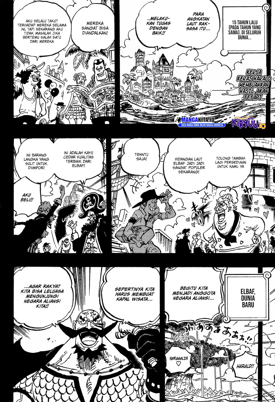 One Piece Chapter 1168 - halaman 3
