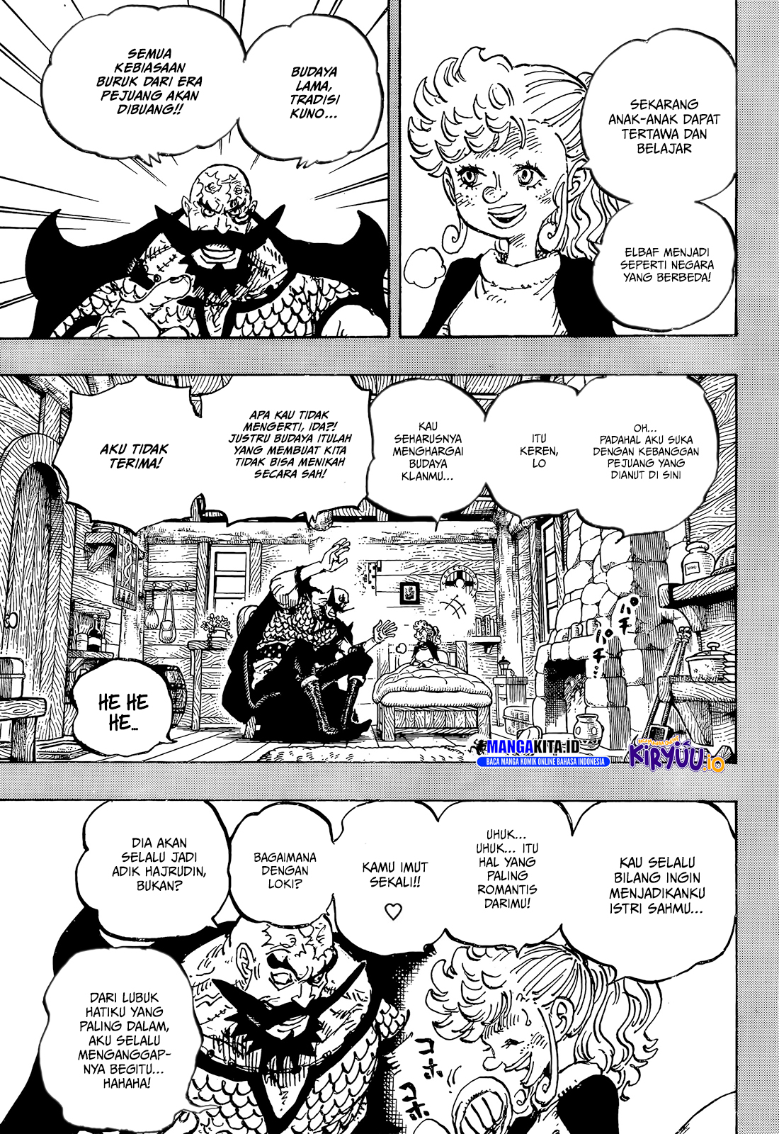 One Piece Chapter 1168 - halaman 6