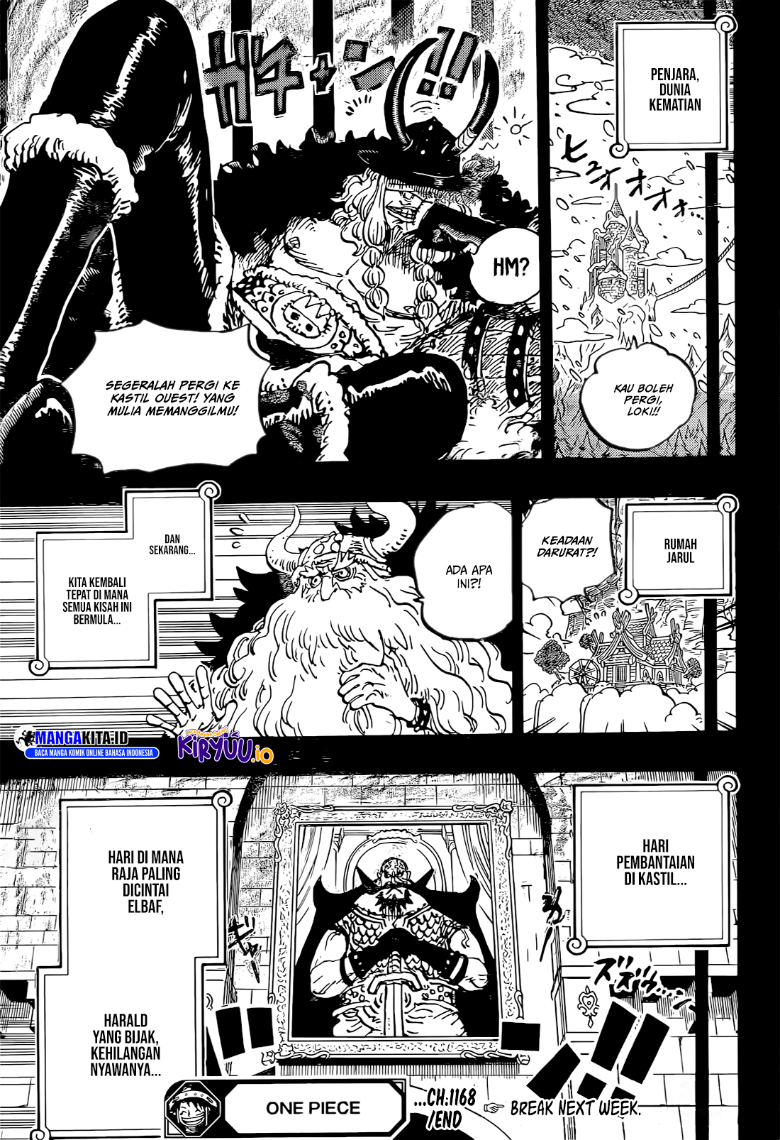 One Piece Chapter 1168 - halaman 16