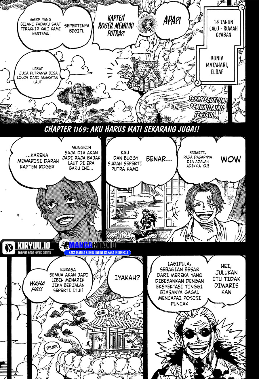 One Piece Chapter 1169 - halaman 4