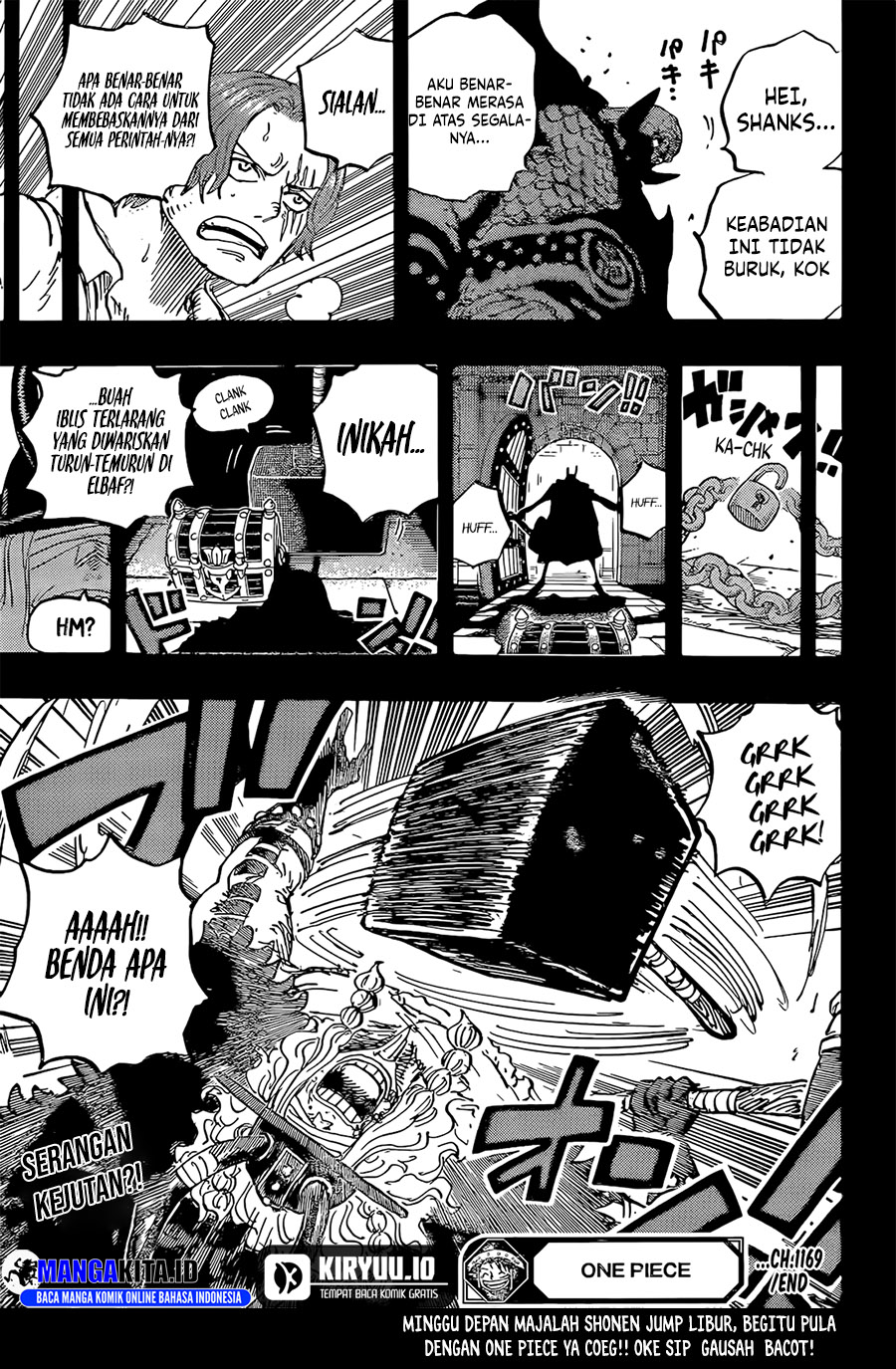 One Piece Chapter 1169 - halaman 18