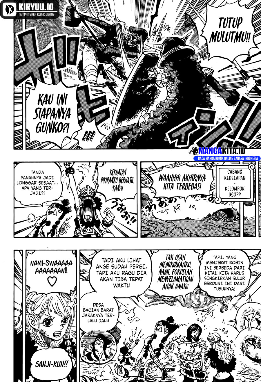 One Piece Chapter 1173 - halaman 10