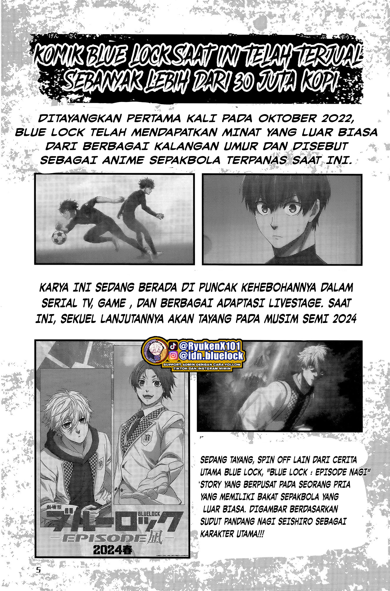 Blue Lock Chapter 0 - halaman 7