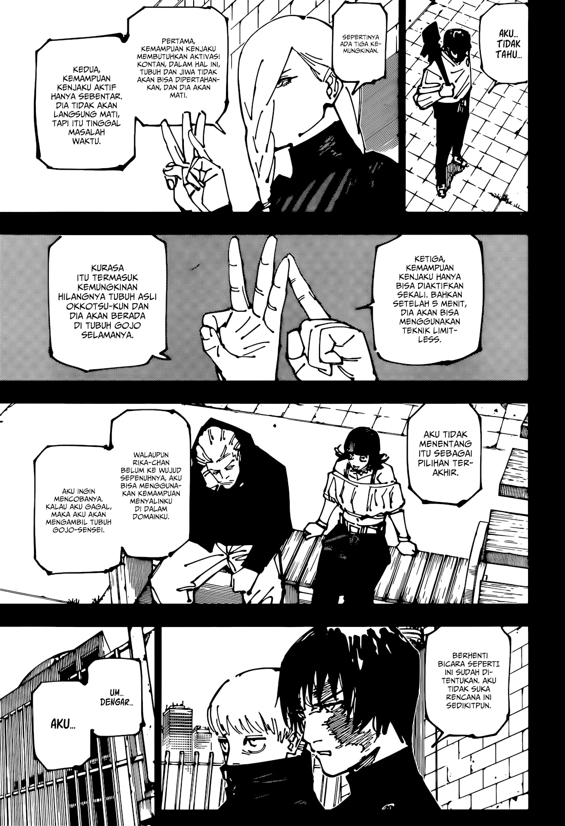 Jujutsu Kaisen Chapter 261 - halaman 6