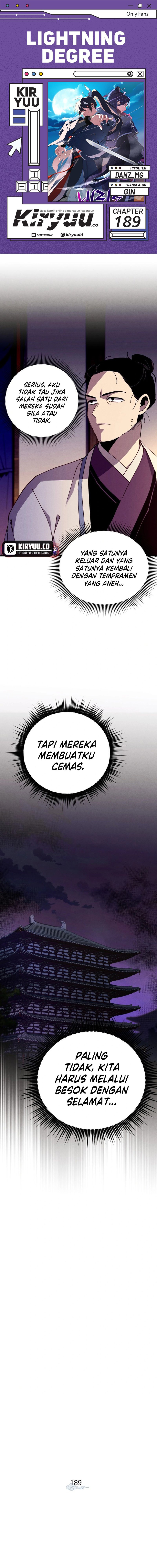 Lightning Degree Chapter 189 - halaman 1