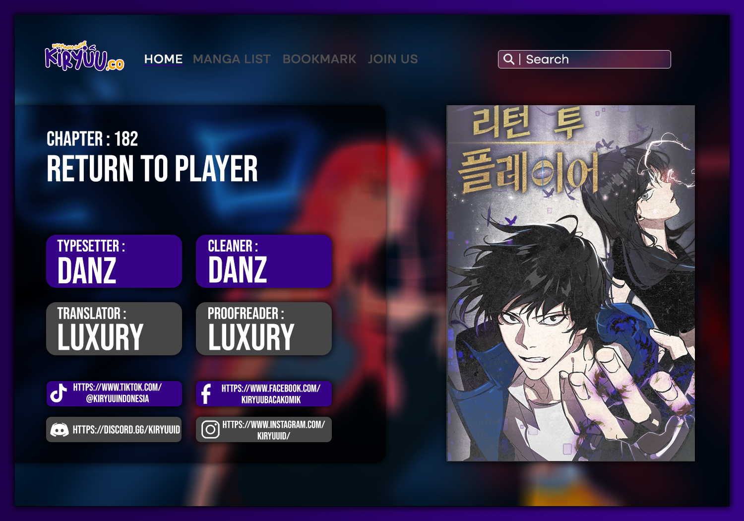 Return to Player Chapter 182 - halaman 1