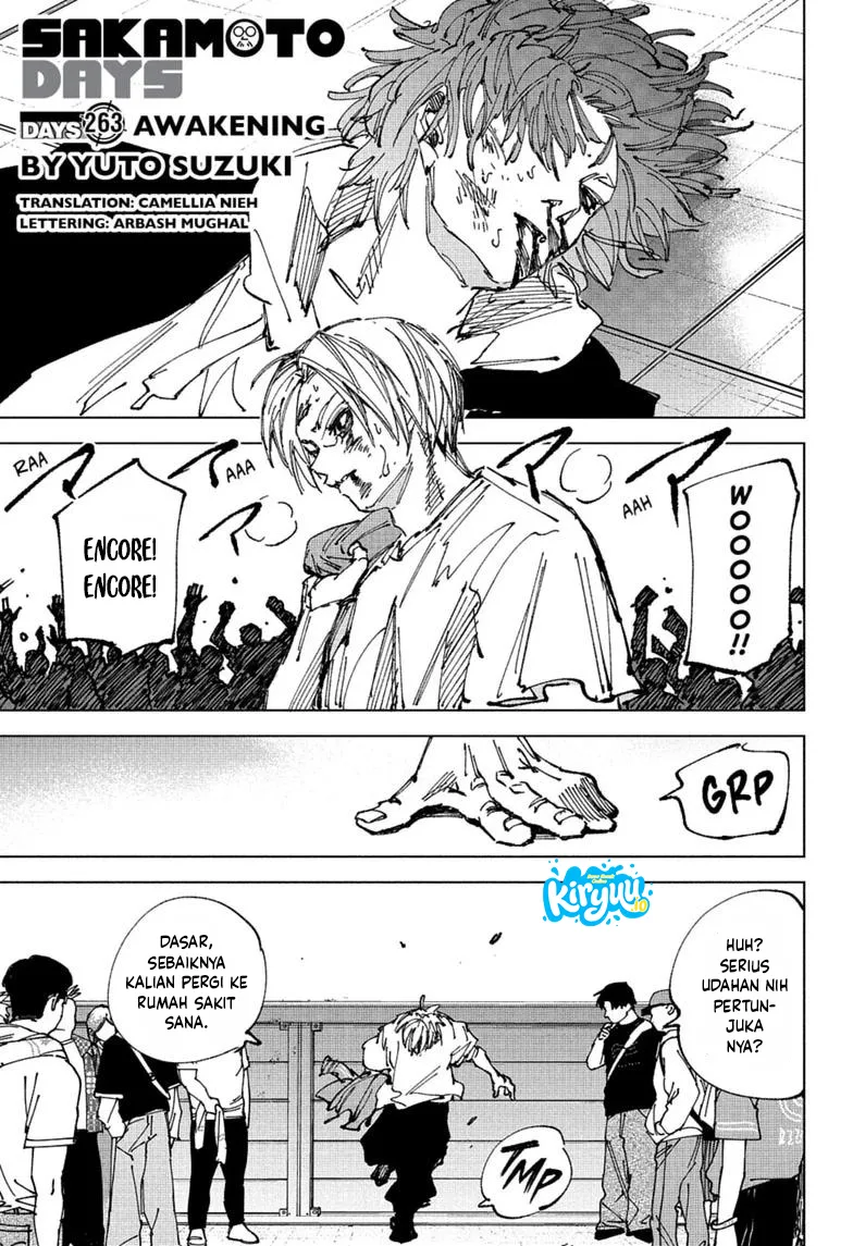 Sakamoto Days Chapter 263 - halaman 2