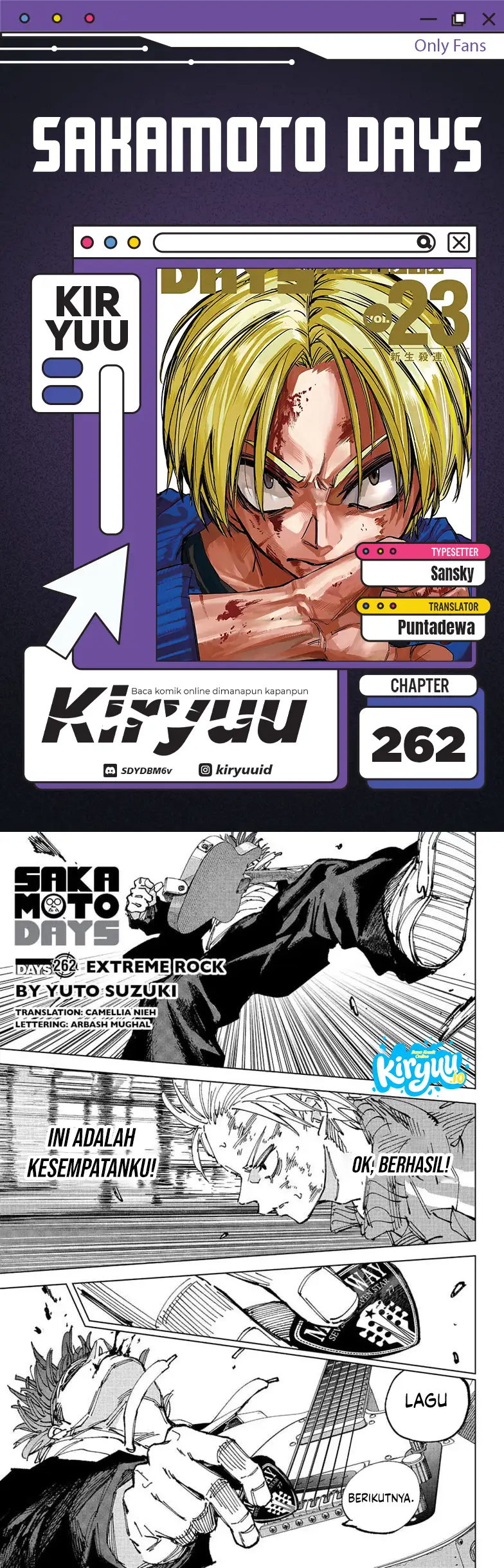 Sakamoto Days Chapter 262 - halaman 1