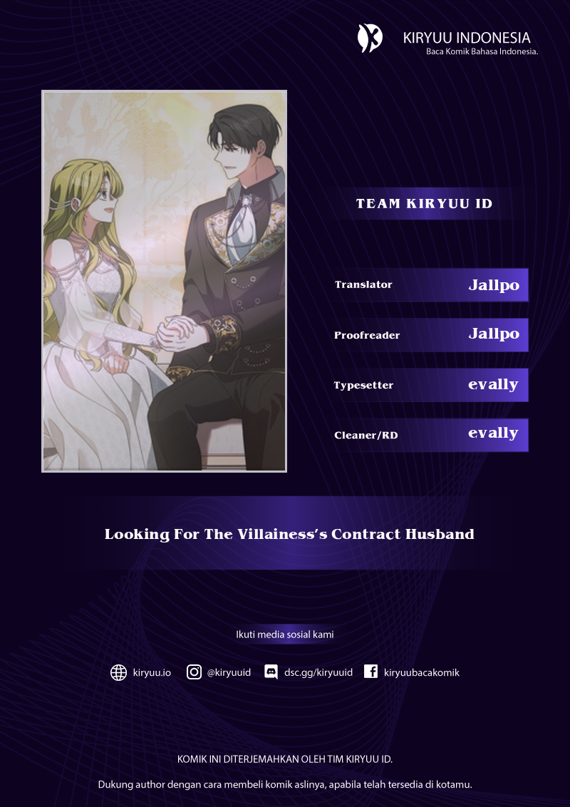 Looking for the Villainess’s Contract Husband Chapter 22 - halaman 1
