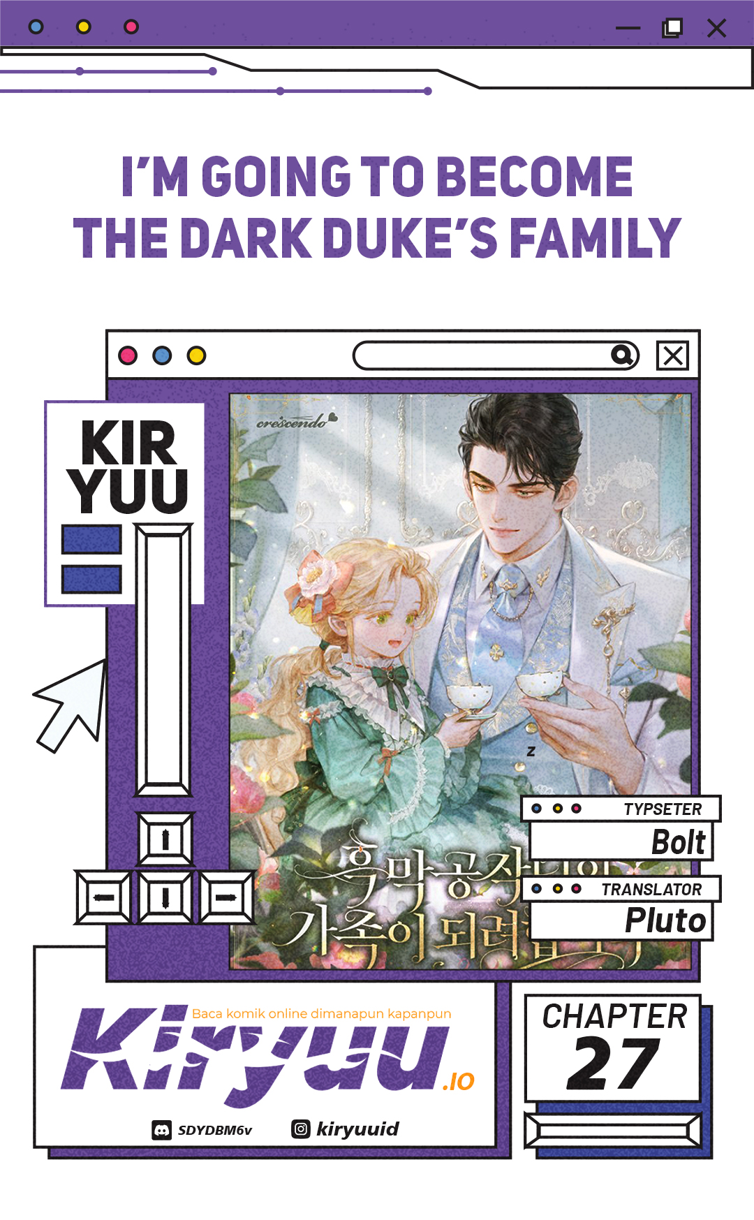 I’m Going to Become the Dark Duke’s Family Chapter 27 - halaman 1