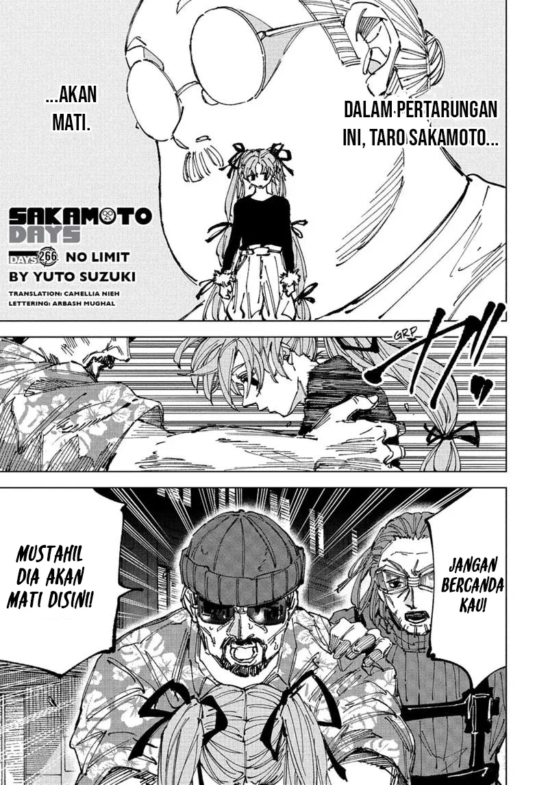Sakamoto Days Chapter 266 - halaman 2