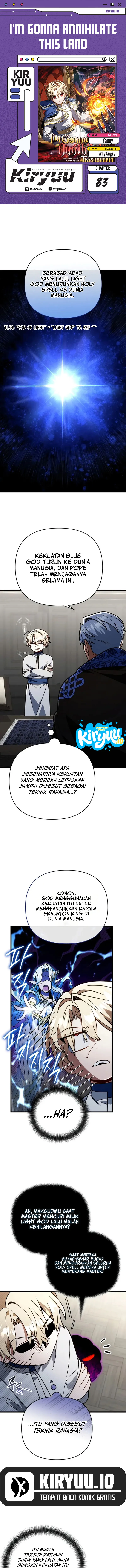 I’m Going To Destroy This Country Chapter 83 - halaman 1