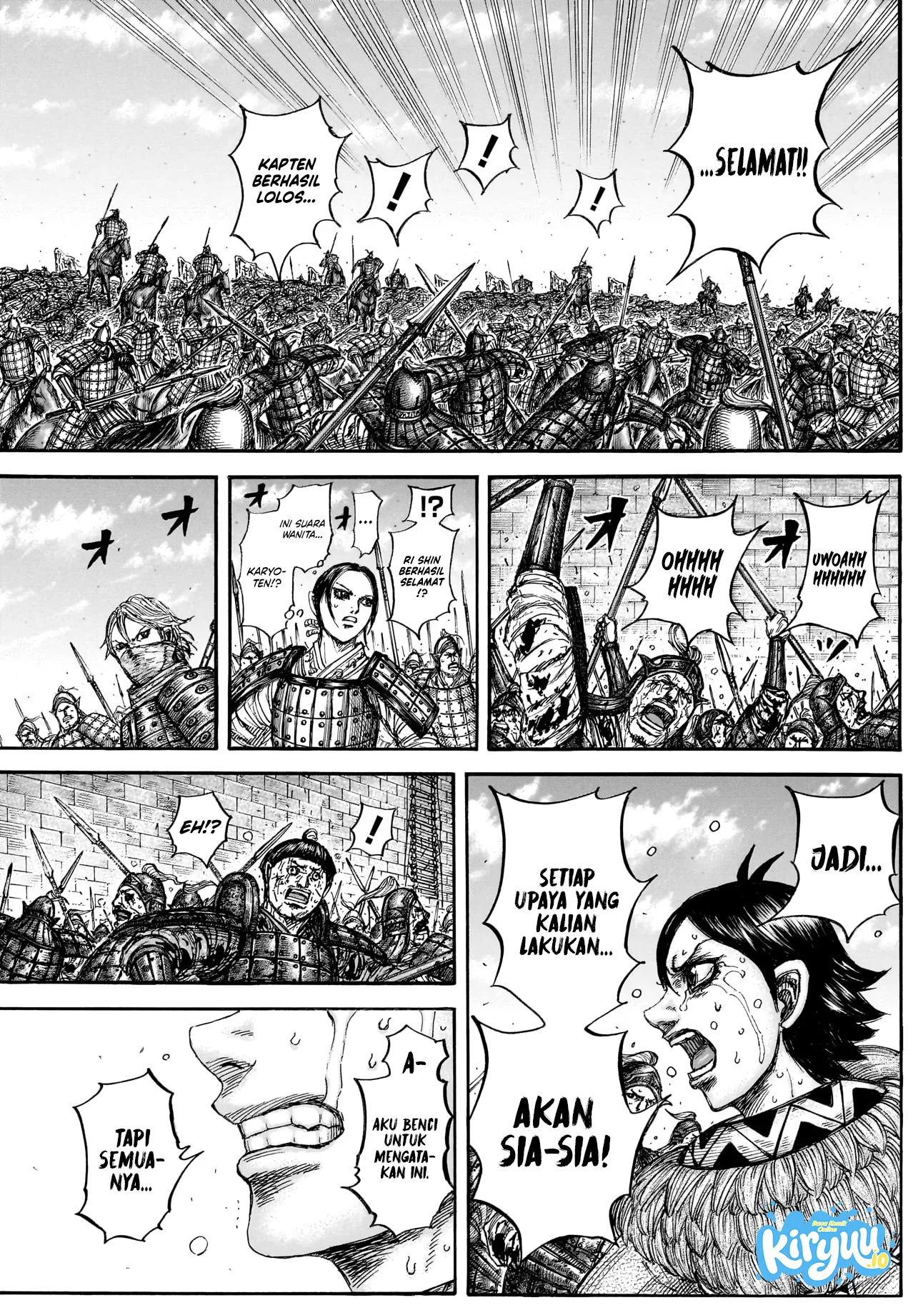 Kingdom Chapter 883 - halaman 8