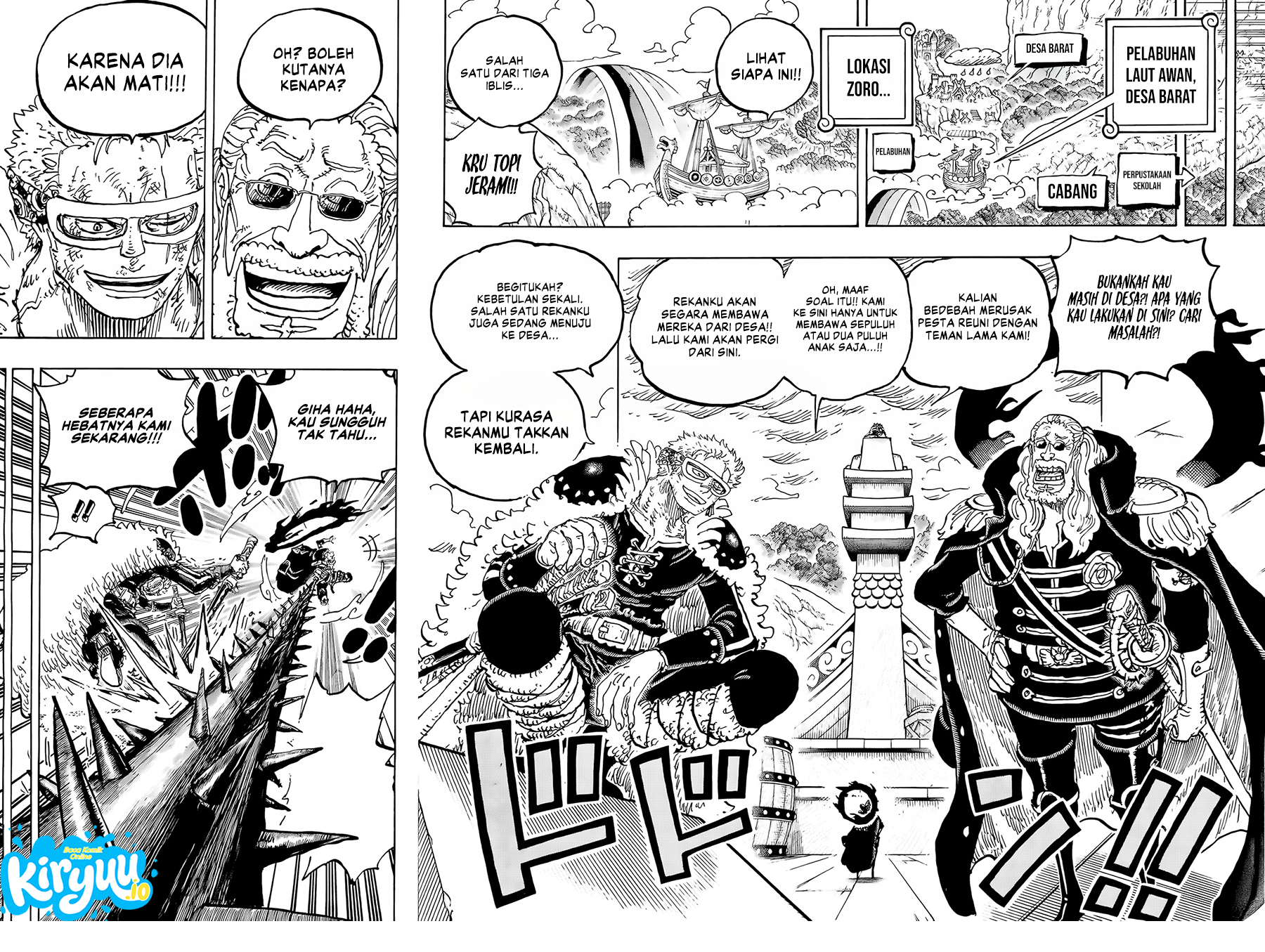 One Piece Chapter 1187 - halaman 9