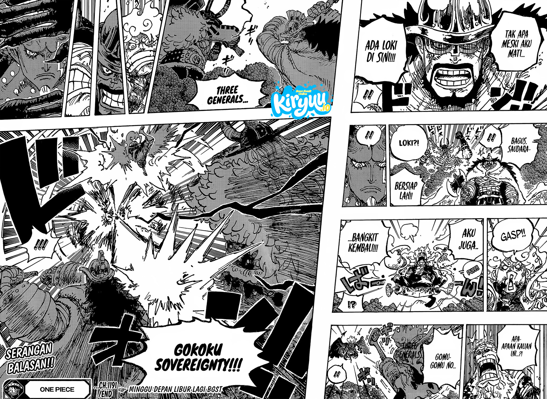 One Piece Chapter 1191 - halaman 13