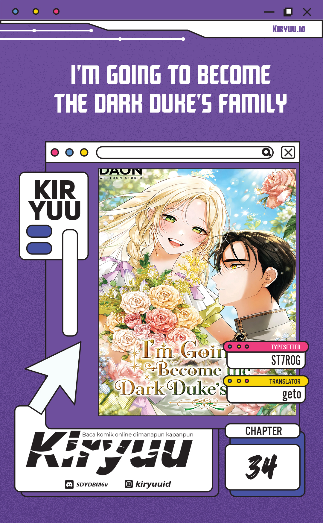 I’m Going to Become the Dark Duke’s Family Chapter 34 - halaman 1