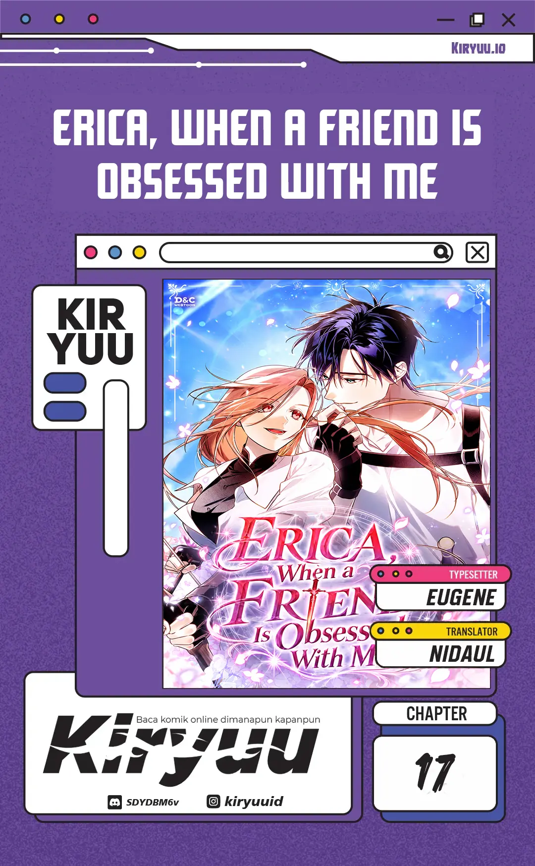Erica, When a Friend Is Obsessed With Me Chapter 17 - halaman 1