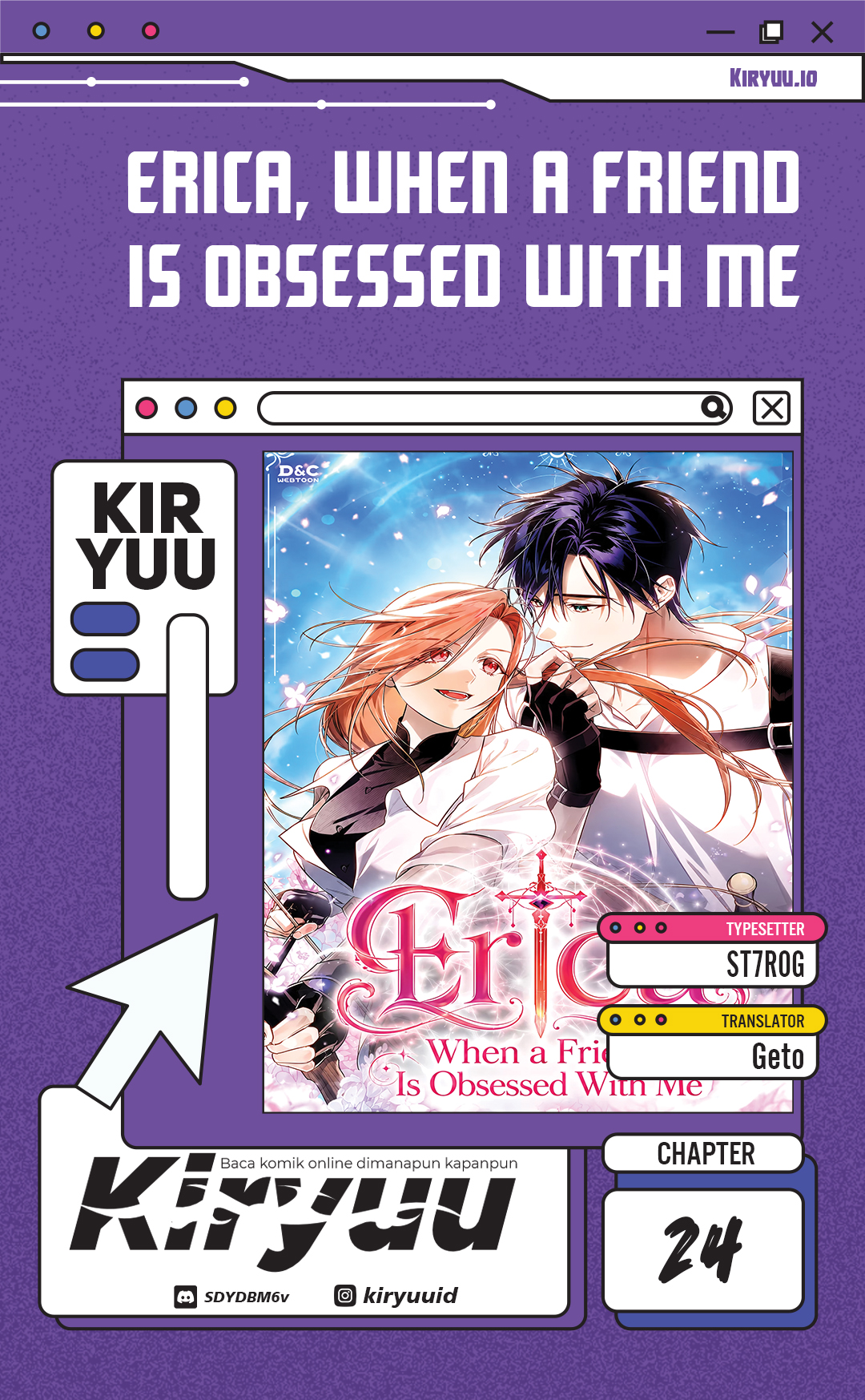 Erica, When a Friend Is Obsessed With Me Chapter 24 - halaman 1