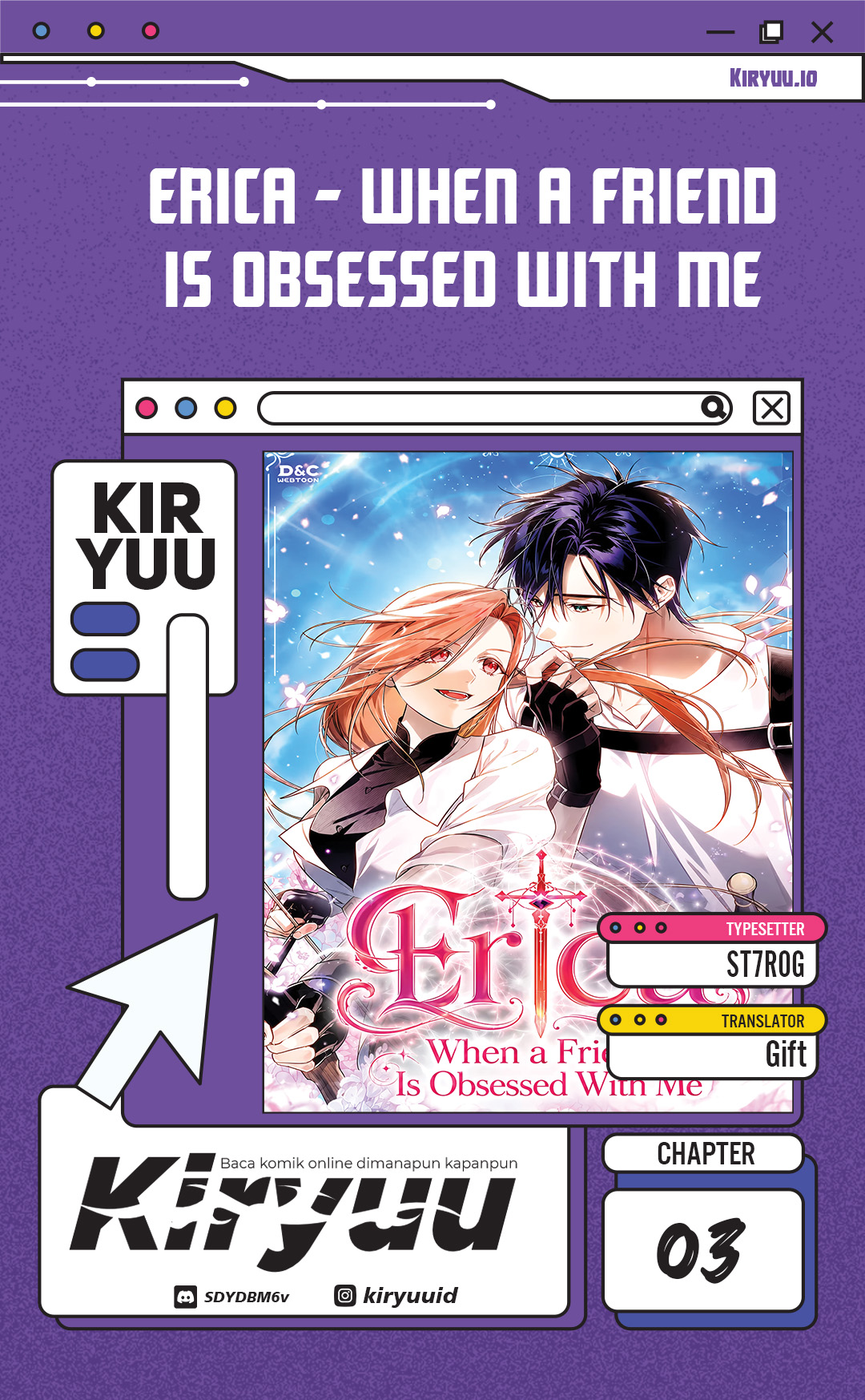 Erica, When a Friend Is Obsessed With Me Chapter 3 - halaman 1
