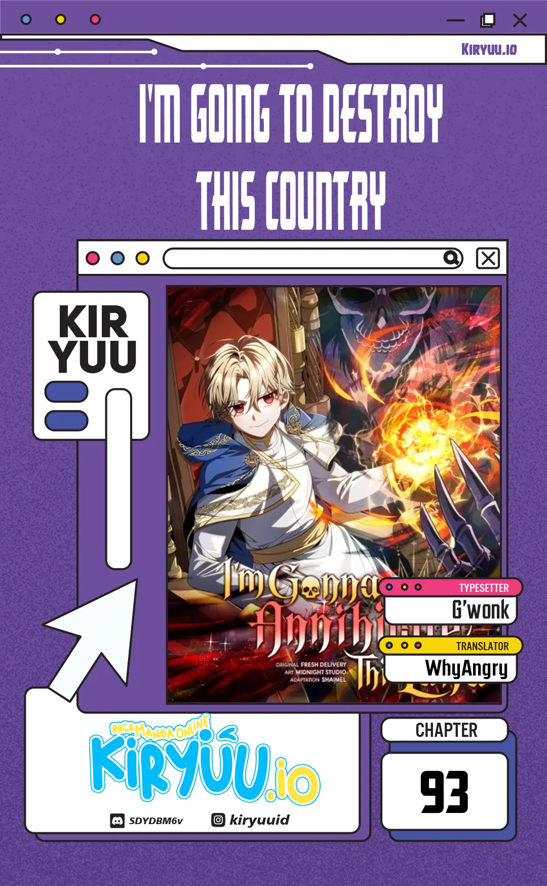 I’m Going To Destroy This Country Chapter 93 - halaman 1