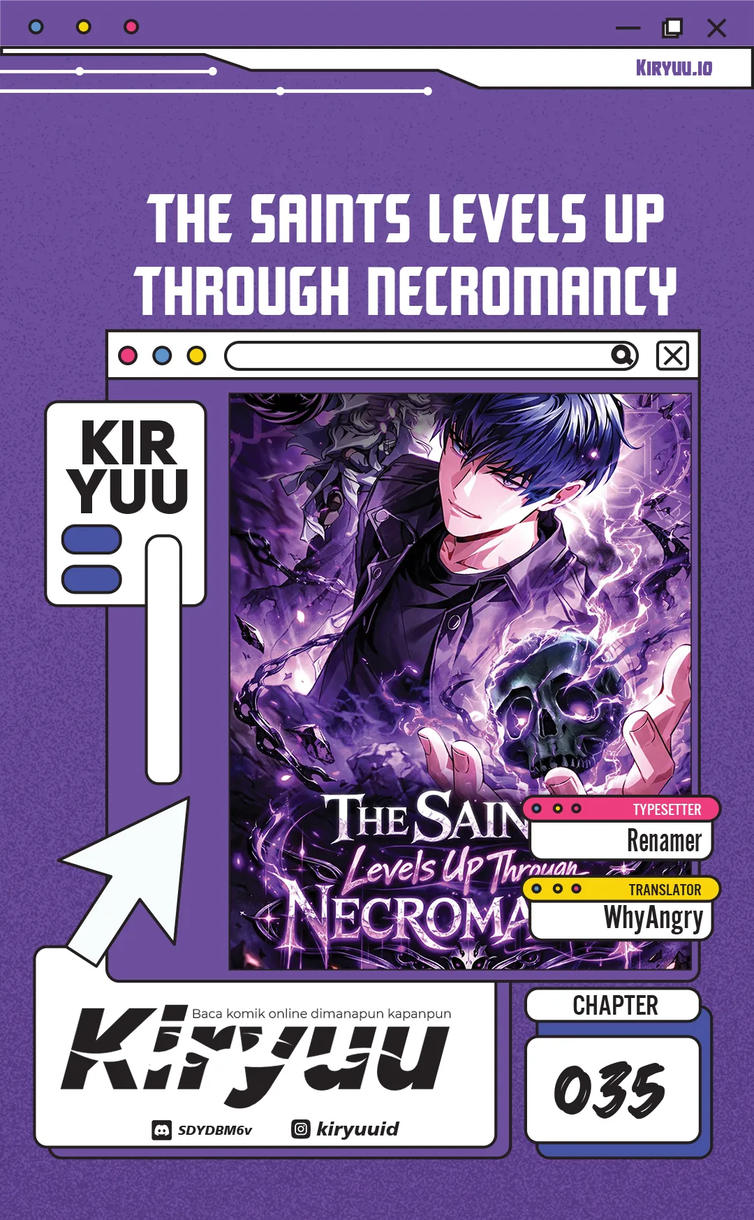 The Saint Levels Up Through Necromancy Chapter 35 - halaman 1