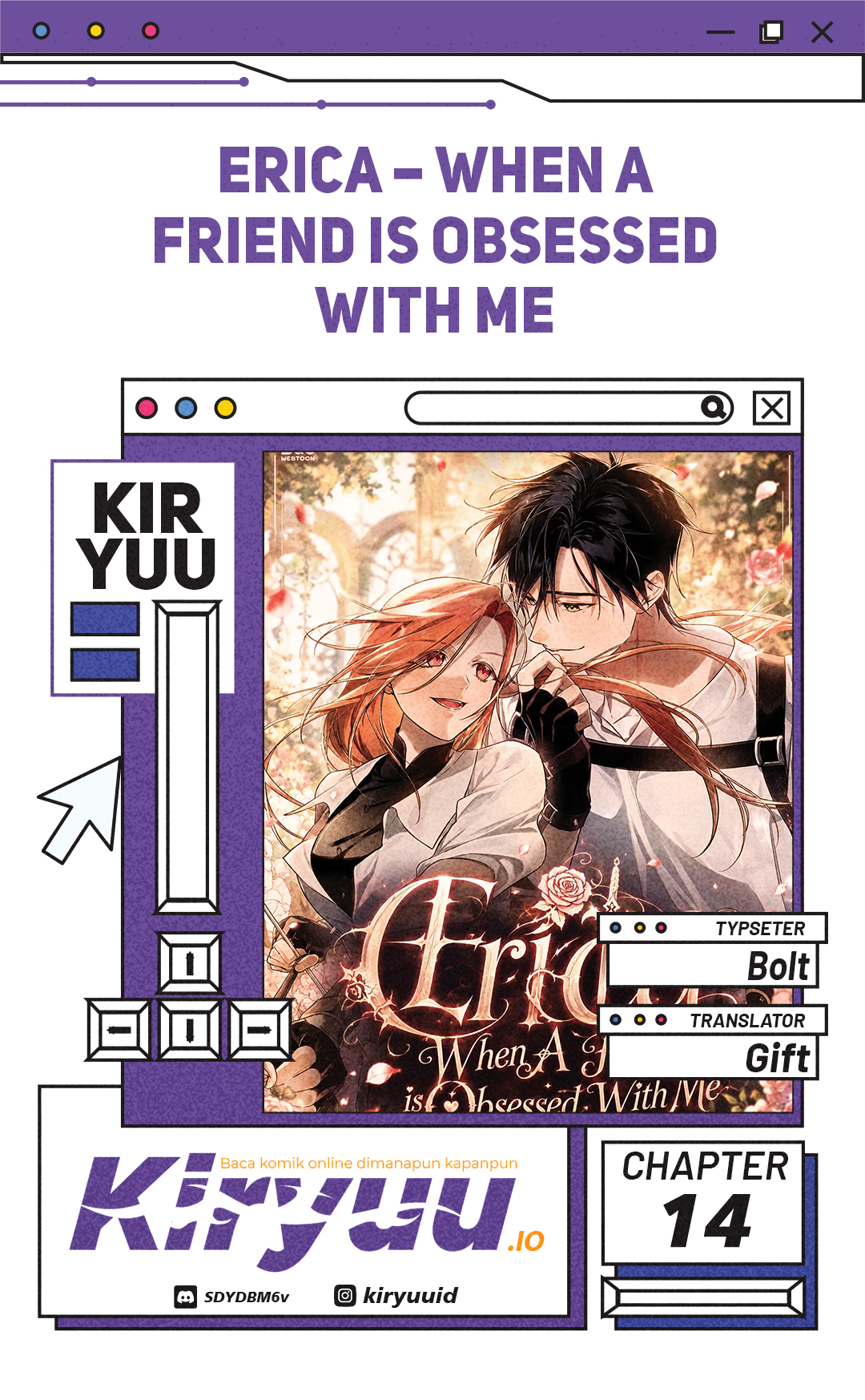 Erica, When a Friend Is Obsessed With Me Chapter 14 - halaman 1