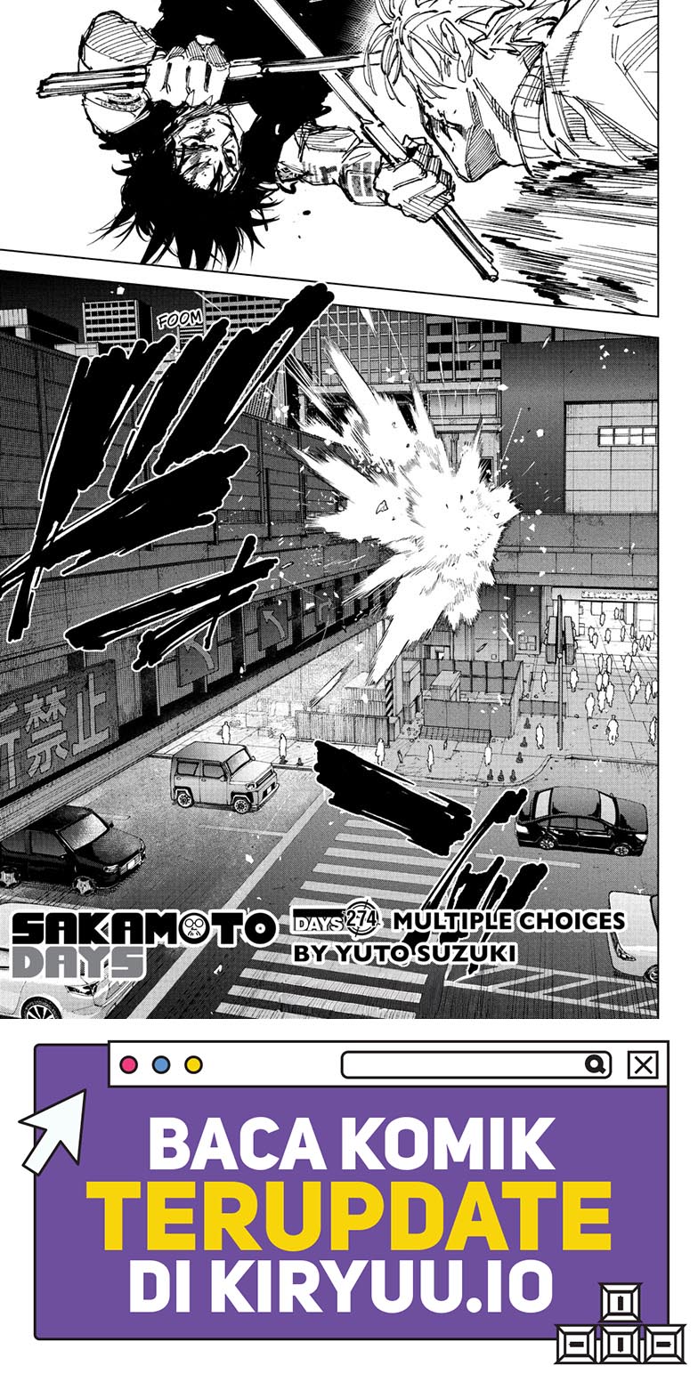 Sakamoto Days Chapter 274 - halaman 2